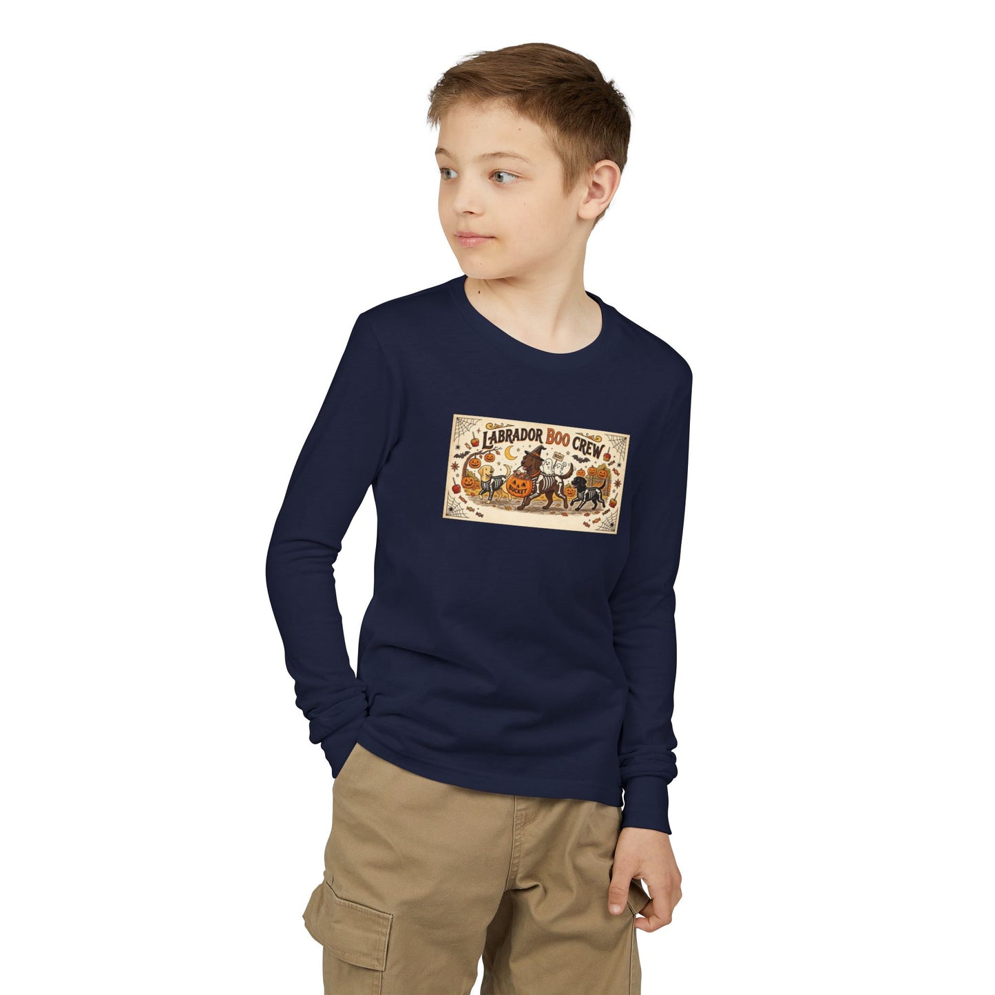 Friday Knights KIDS-  "Labrador Boo Crew" Halloween Dog Graphic