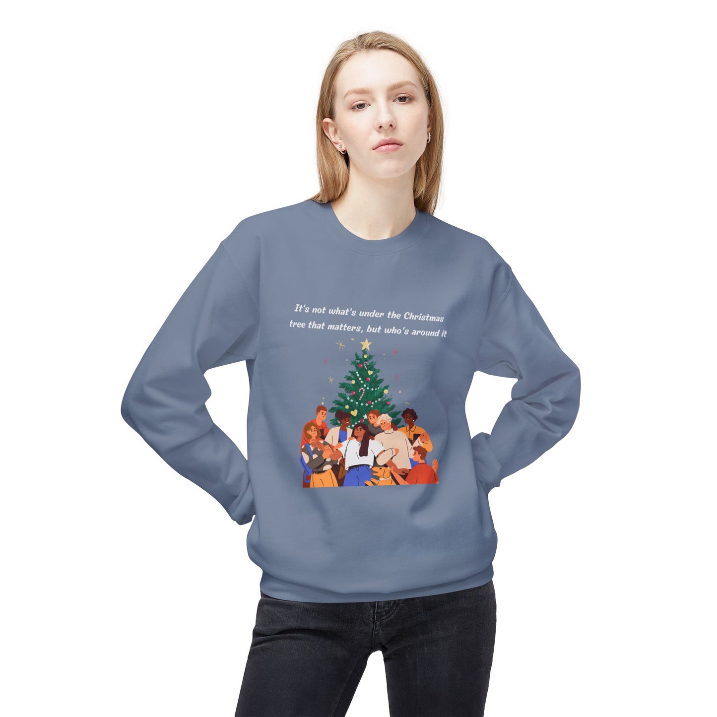 Friday Knights - Holiday Family Christmas Tree Sweatshirt