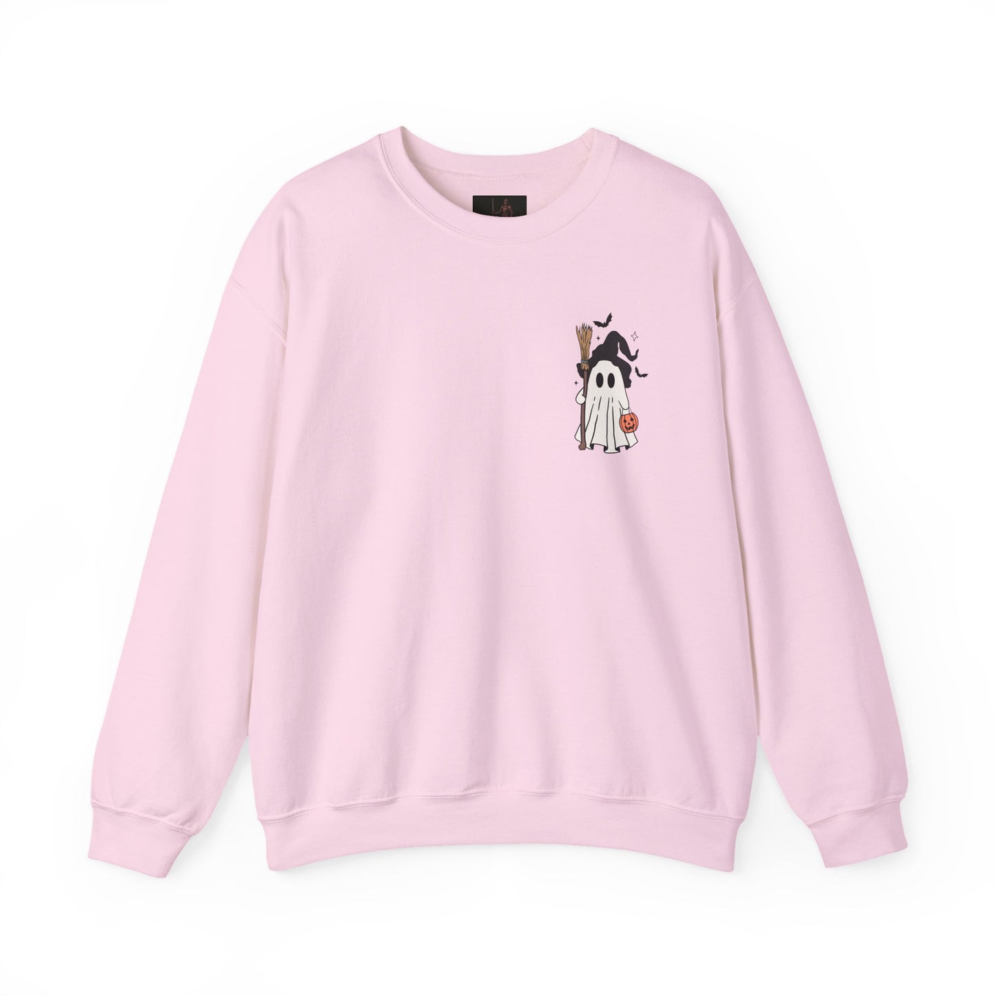 Friday Knights - Ghost in a Witch Hat Crewneck Sweatshirt