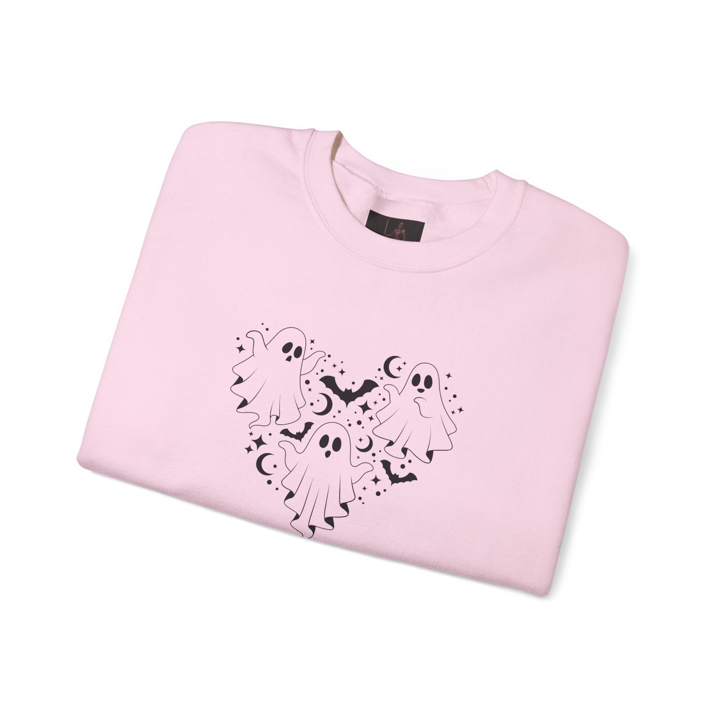 Friday Knights - Crescent Moon Heart Crewneck Sweatshirt