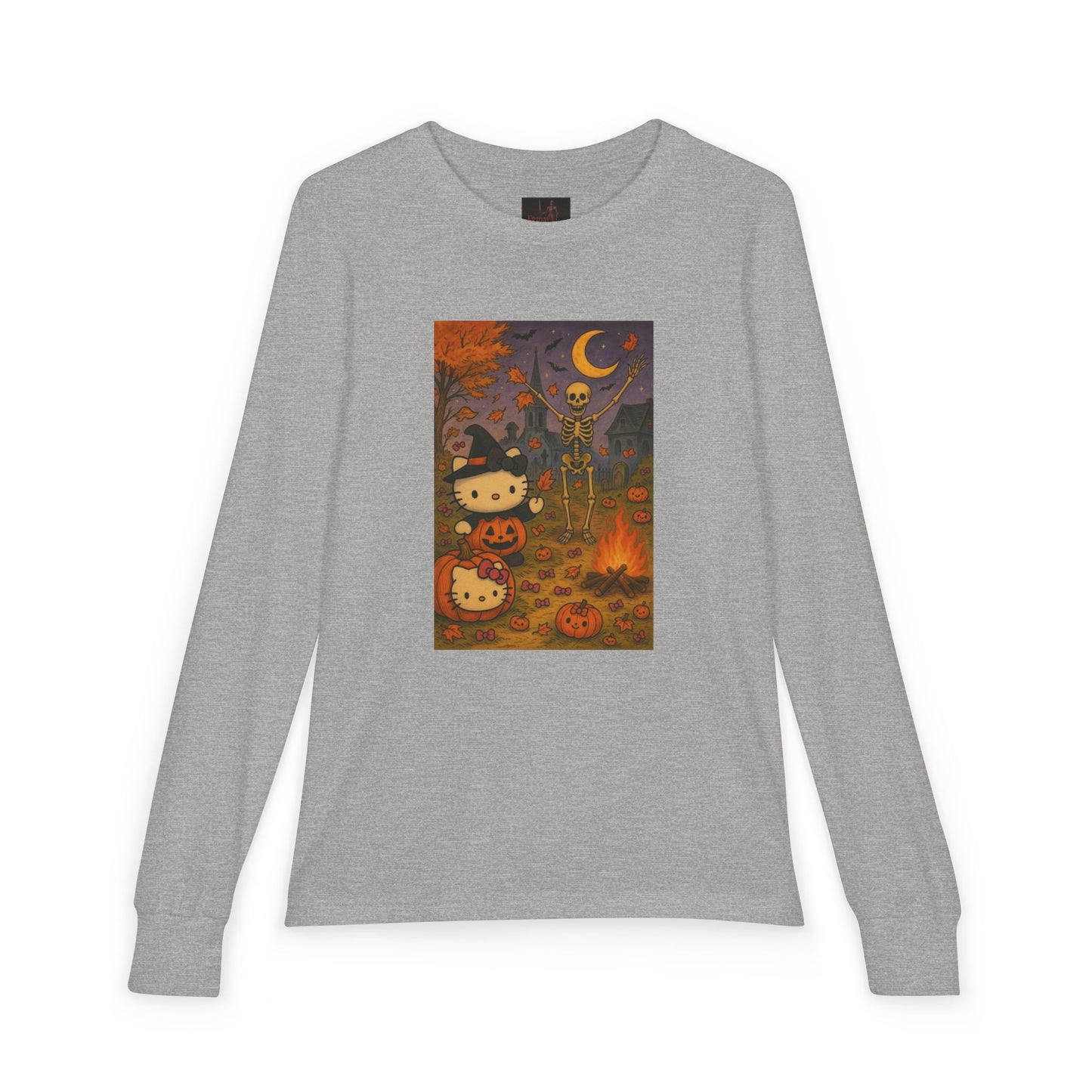 Friday Knights KIDS- Spooky Kitty, Pumpkin & Skeleton Design