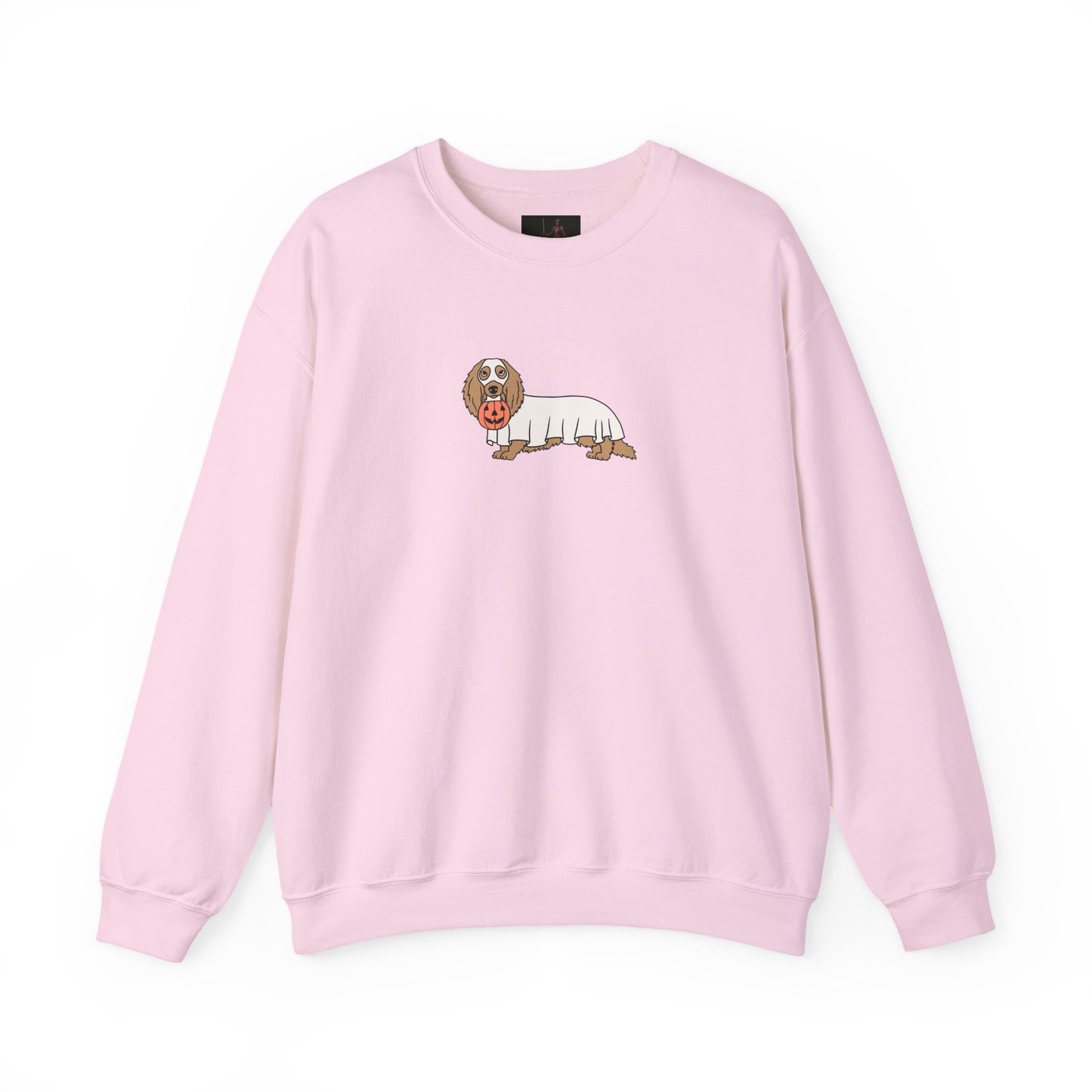 Friday Knights - Dachshund ghost Crewneck Sweatshirt