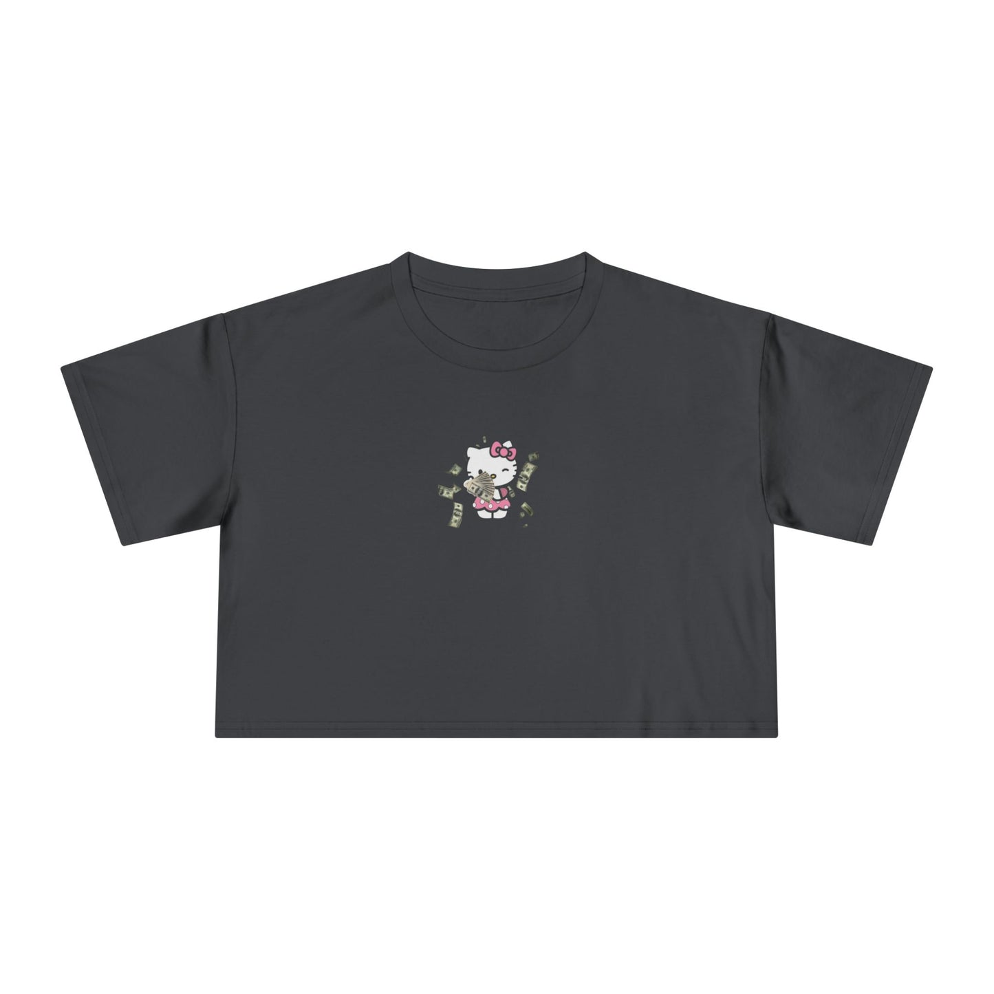 Friday Knights - kawaii Kitty money crop top