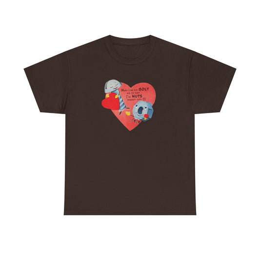 Friday Knights - Vintage Valentine Bolt and Nut tee