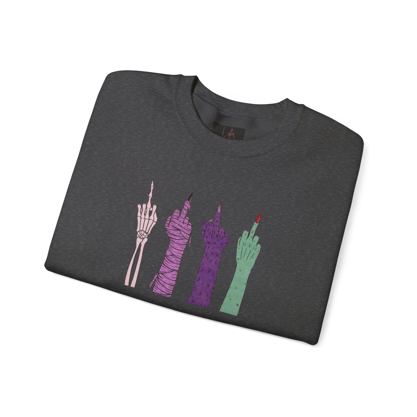 Friday Knights -Middle Finger Skeleton Hands Graphic