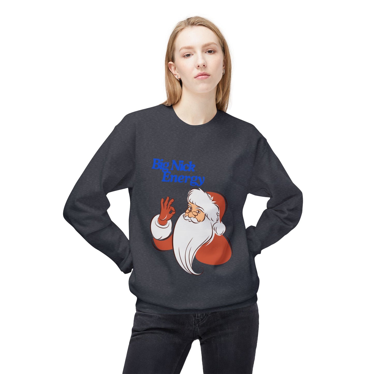Friday Knights - Big Nick Energy Christmas Crewneck fleece Sweatshirt