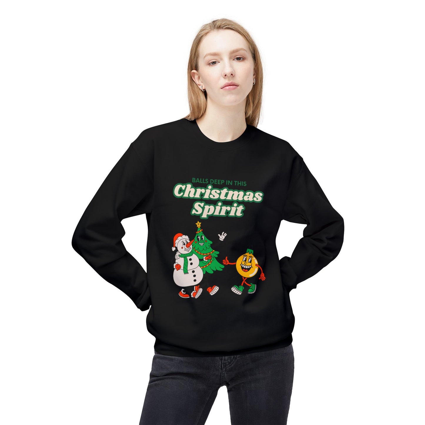 Friday Knights - Christmas Spirit  fleece sweater