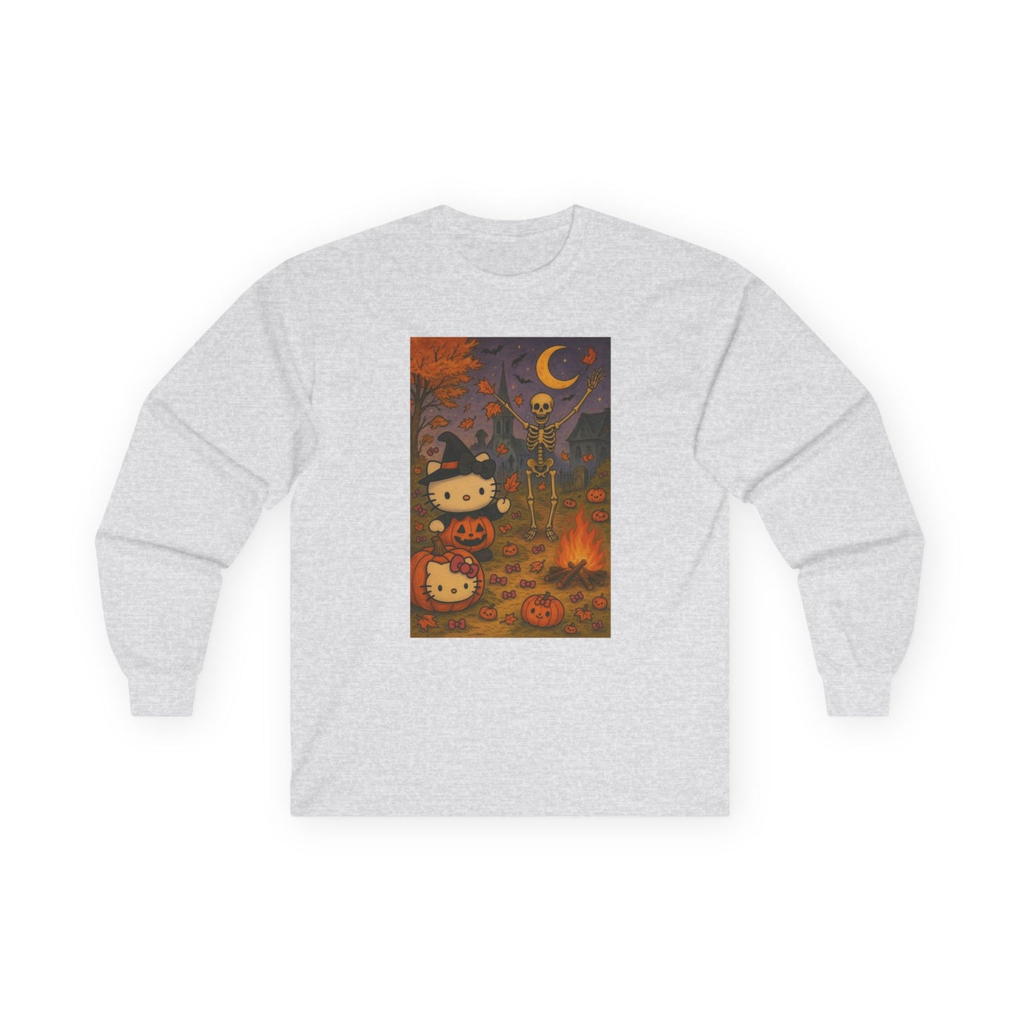 Halloween Hello Kitty and Daniel spooky sweater