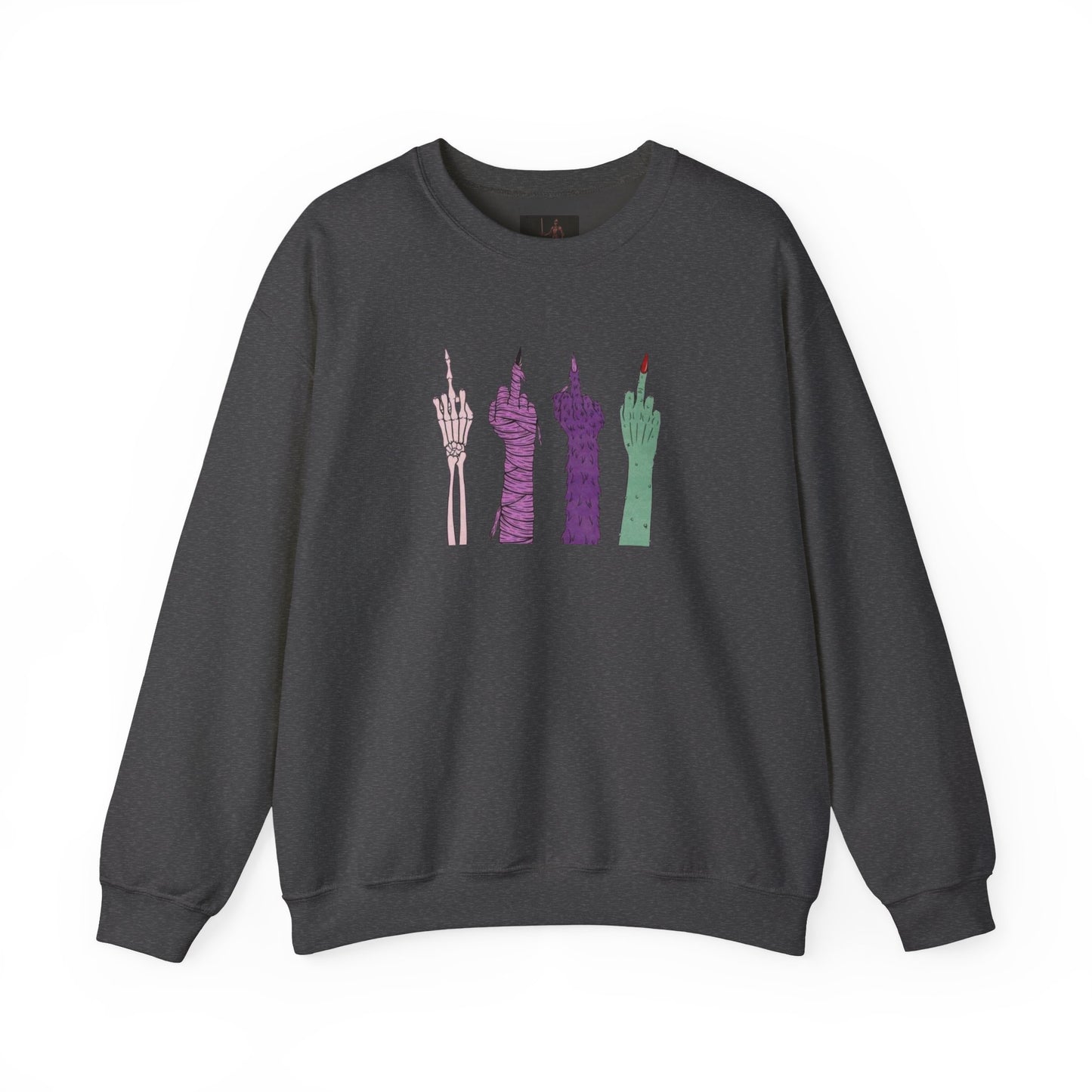 Friday Knights -Middle Finger Skeleton Hands Graphic