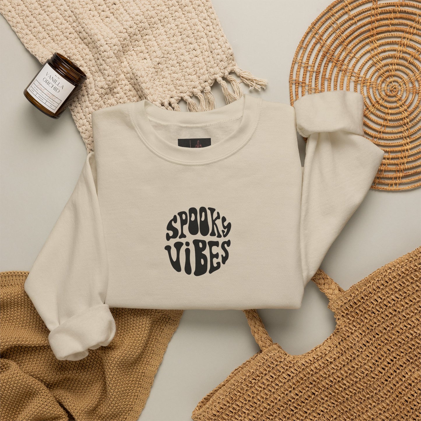 Friday Knights - Spooky Vibes Crewneck Sweatshirt