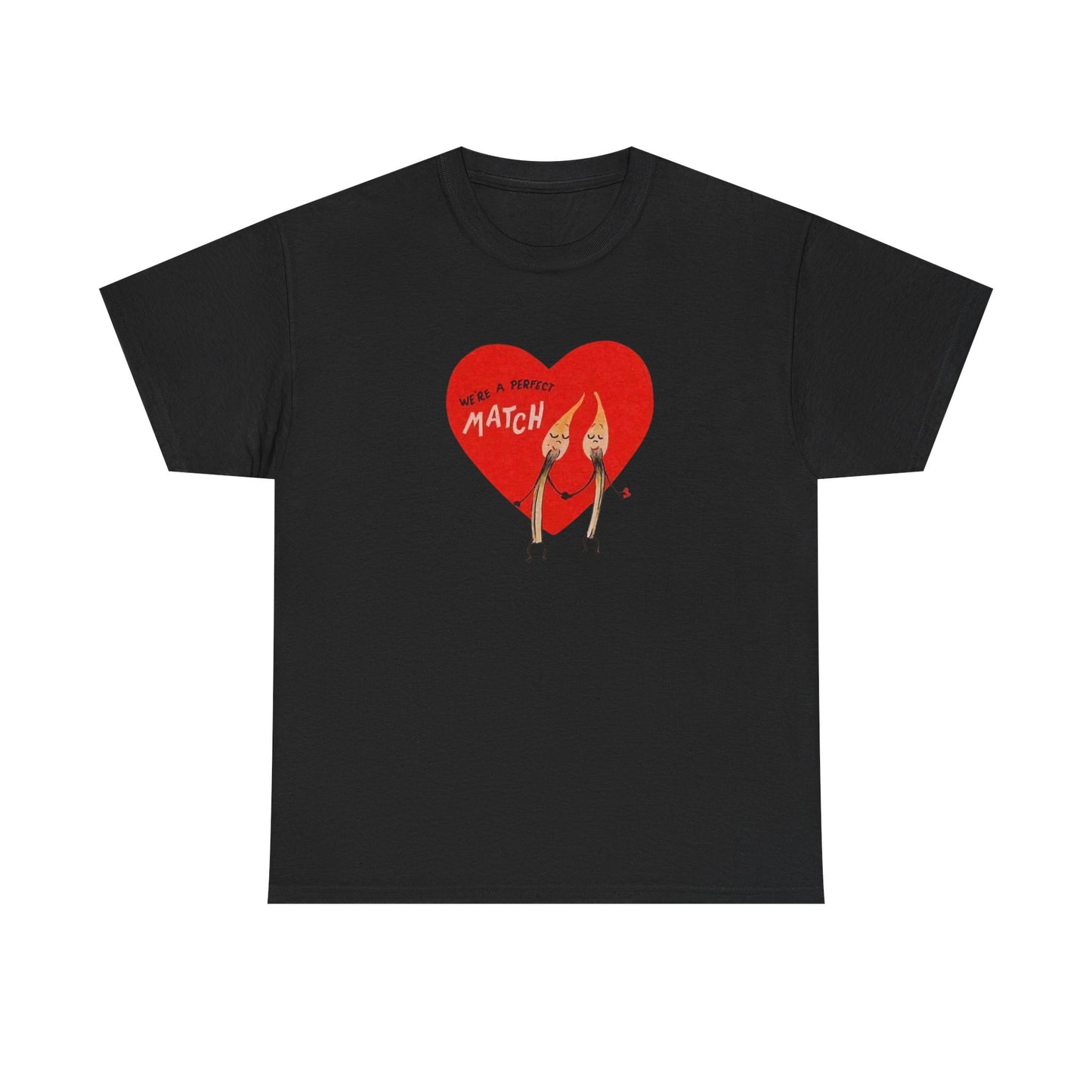 Friday Knights - vintage Valentine's perfect Match Tee
