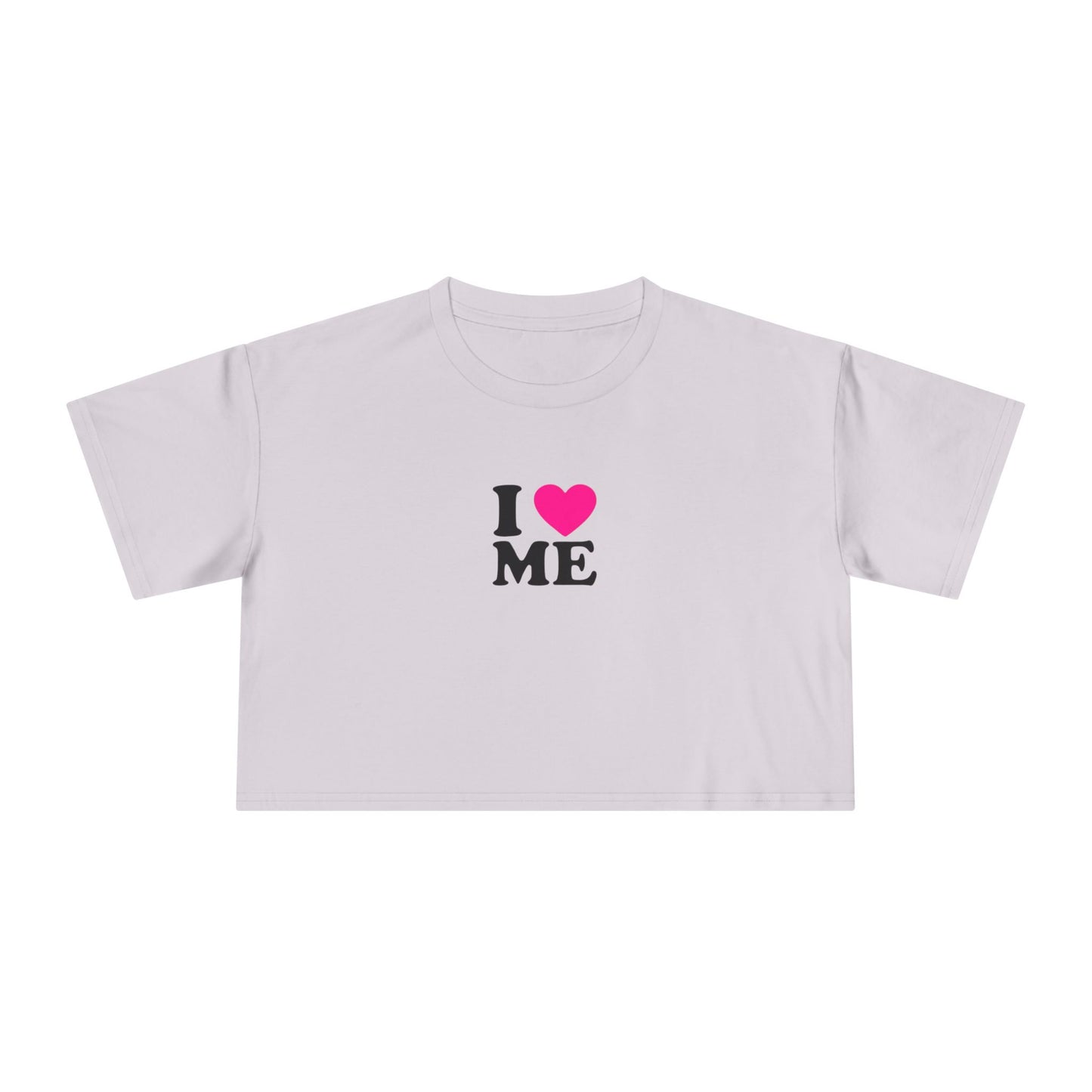 Friday Knights - I Love Me Women's Crop Tee
