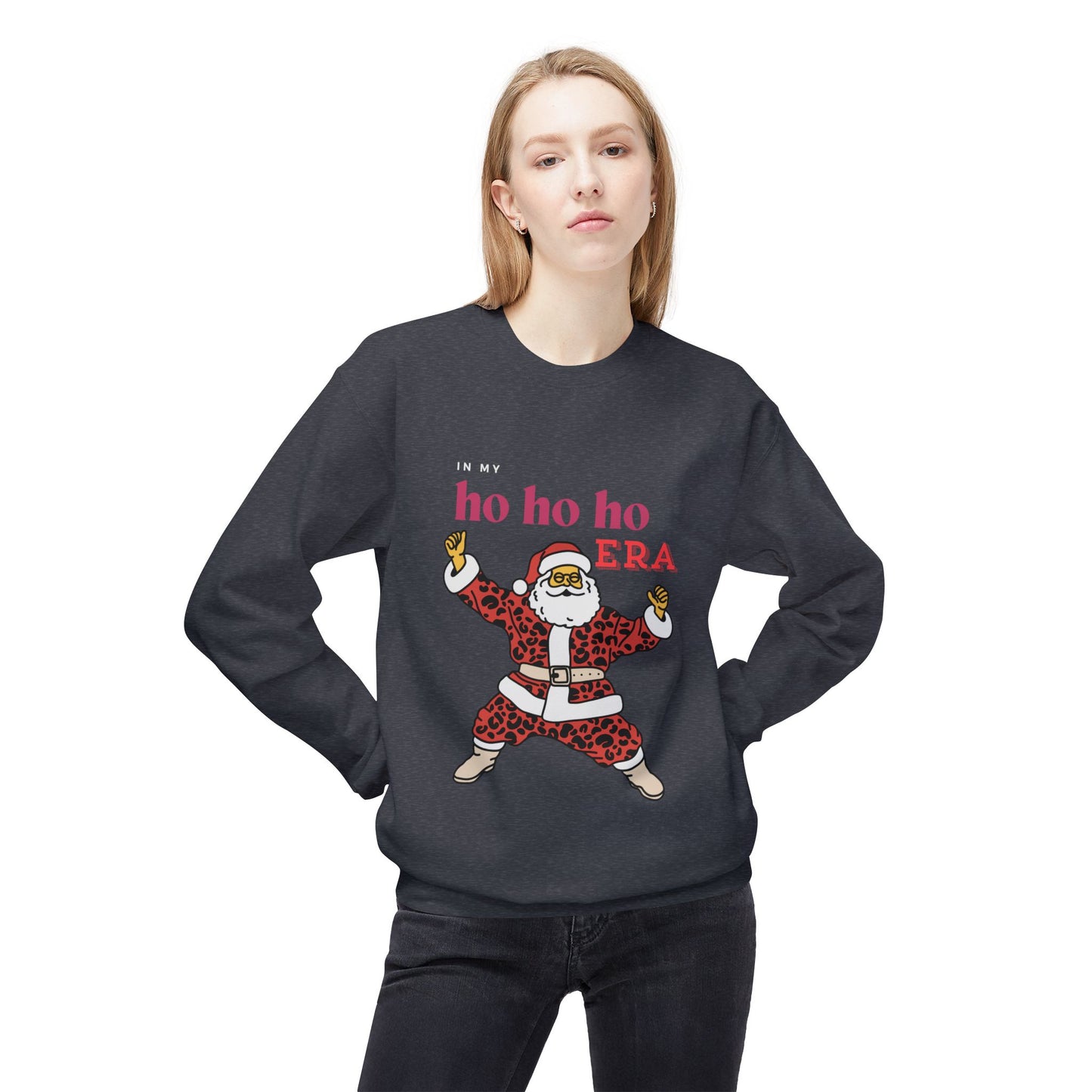 Friday Knights -  Santa in my ho ho ho era Fleece Crewneck Sweatshirt