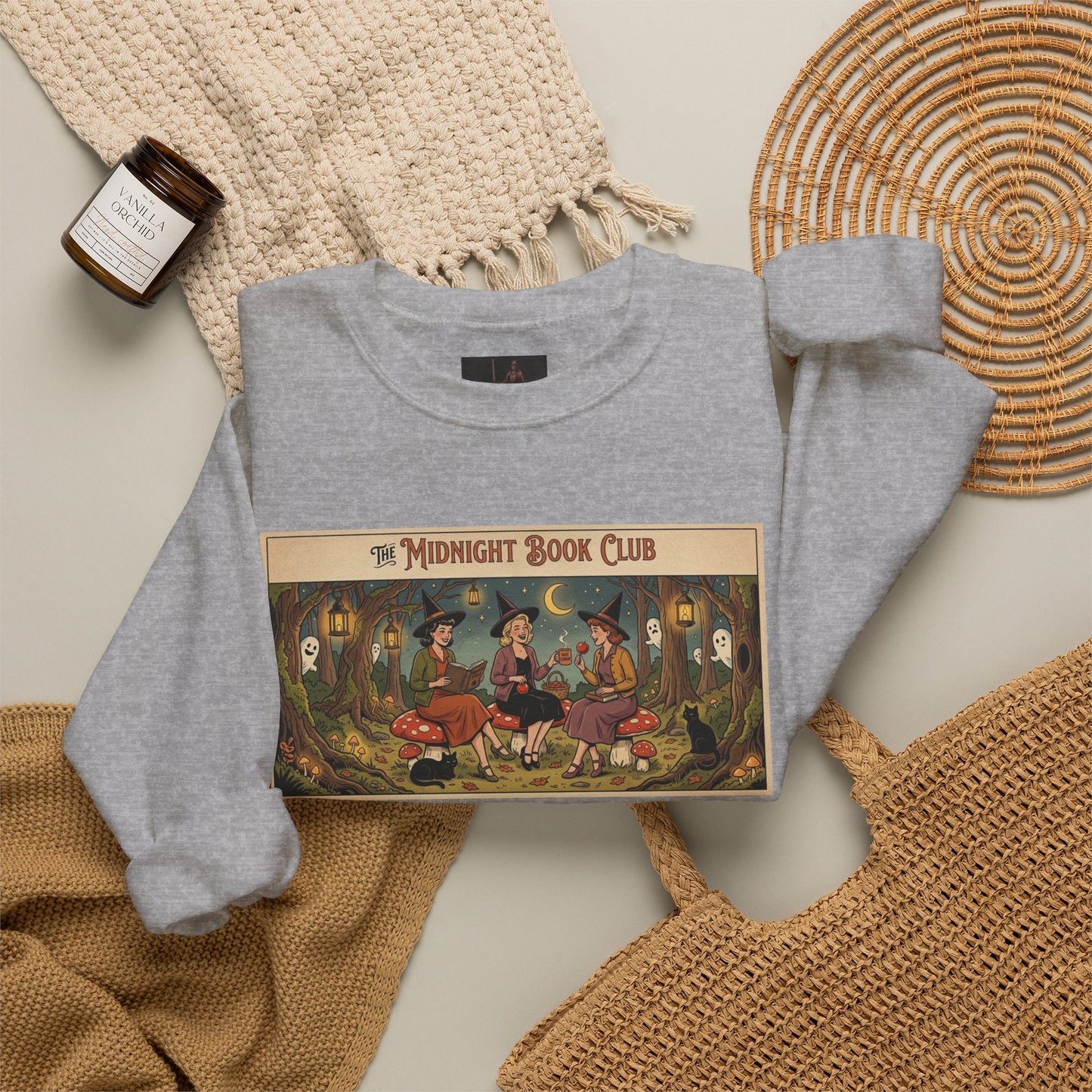 Friday Knights - Midnight Book Club Crewneck Sweatshirt