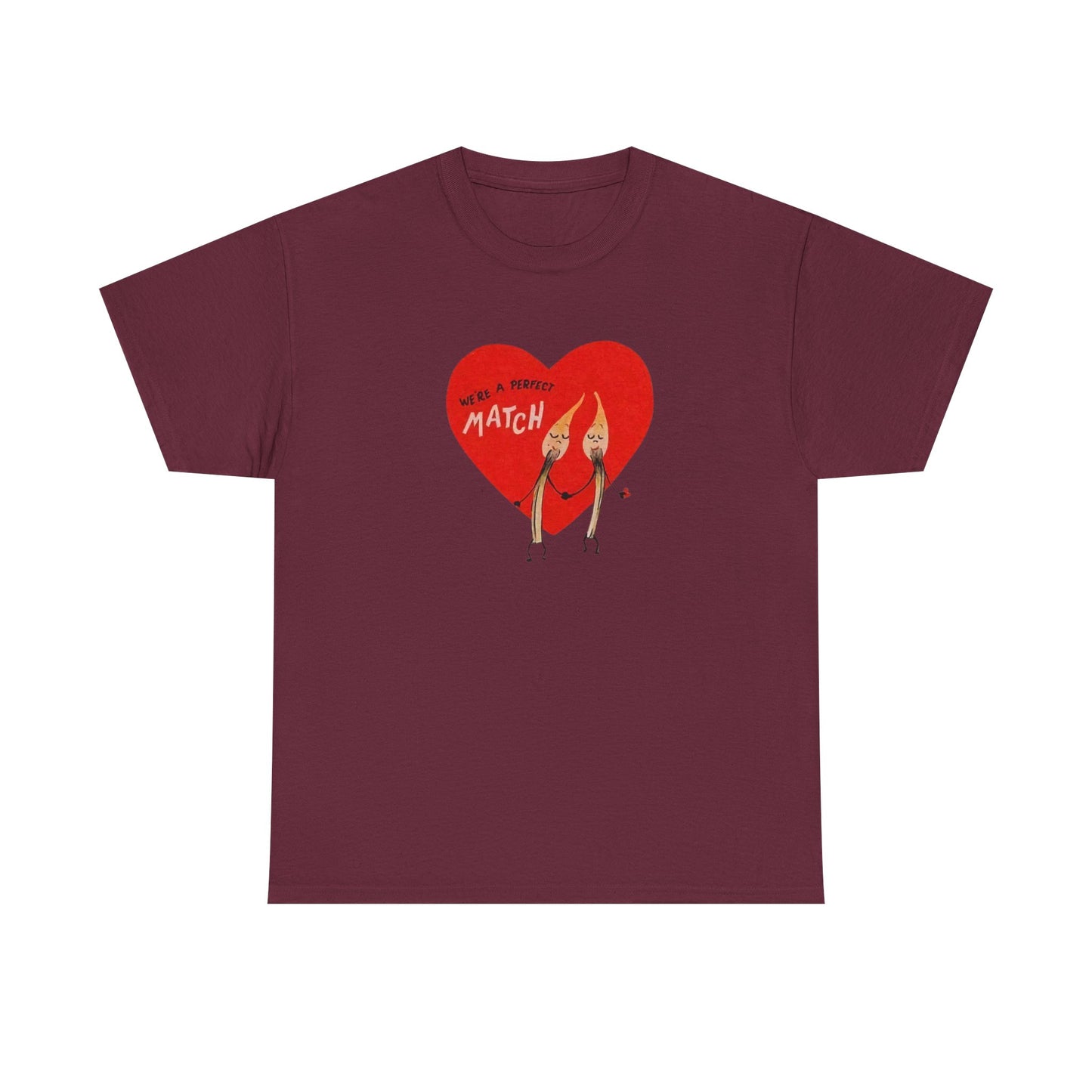 Friday Knights - vintage Valentine's perfect Match Tee