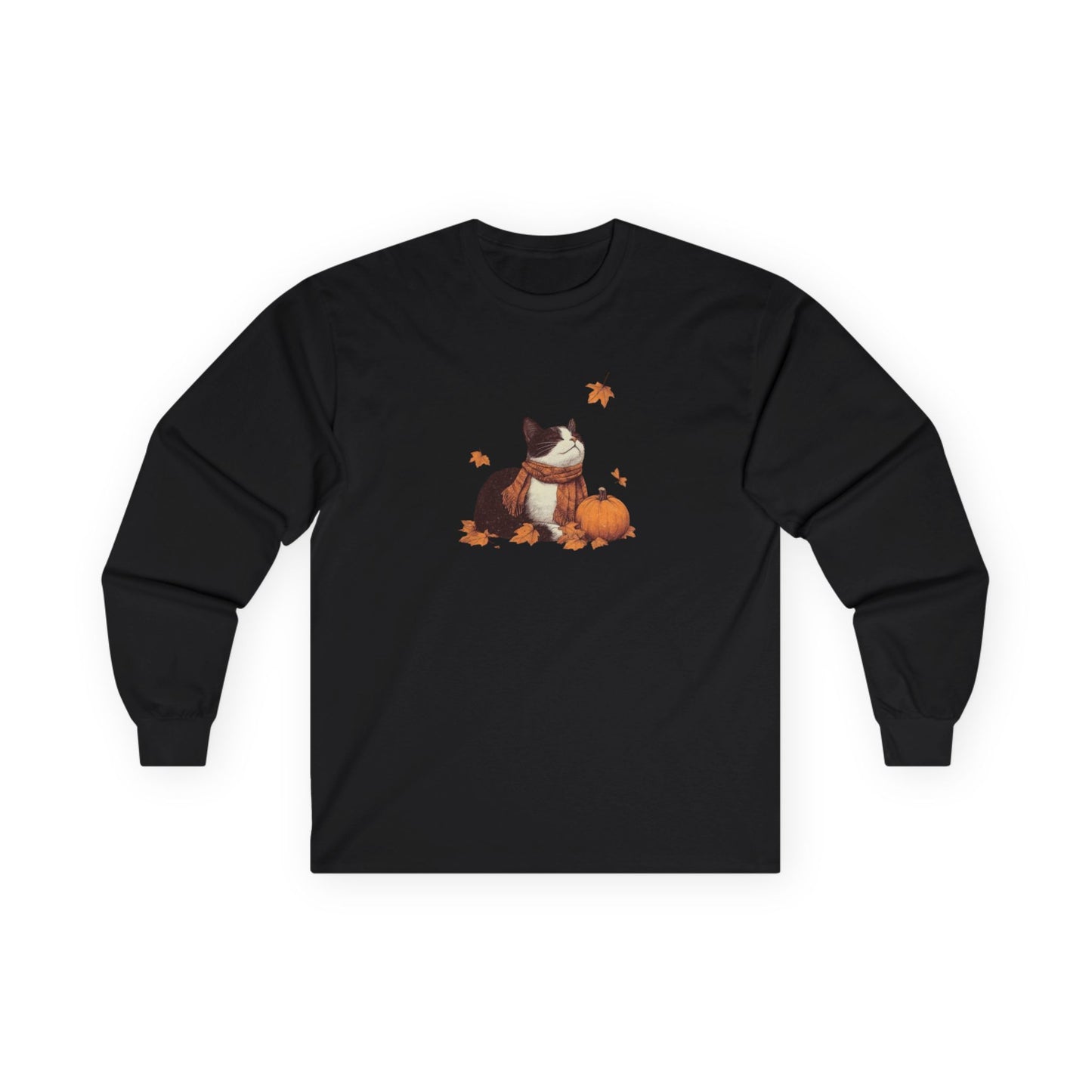 cat and pumpkin sweater