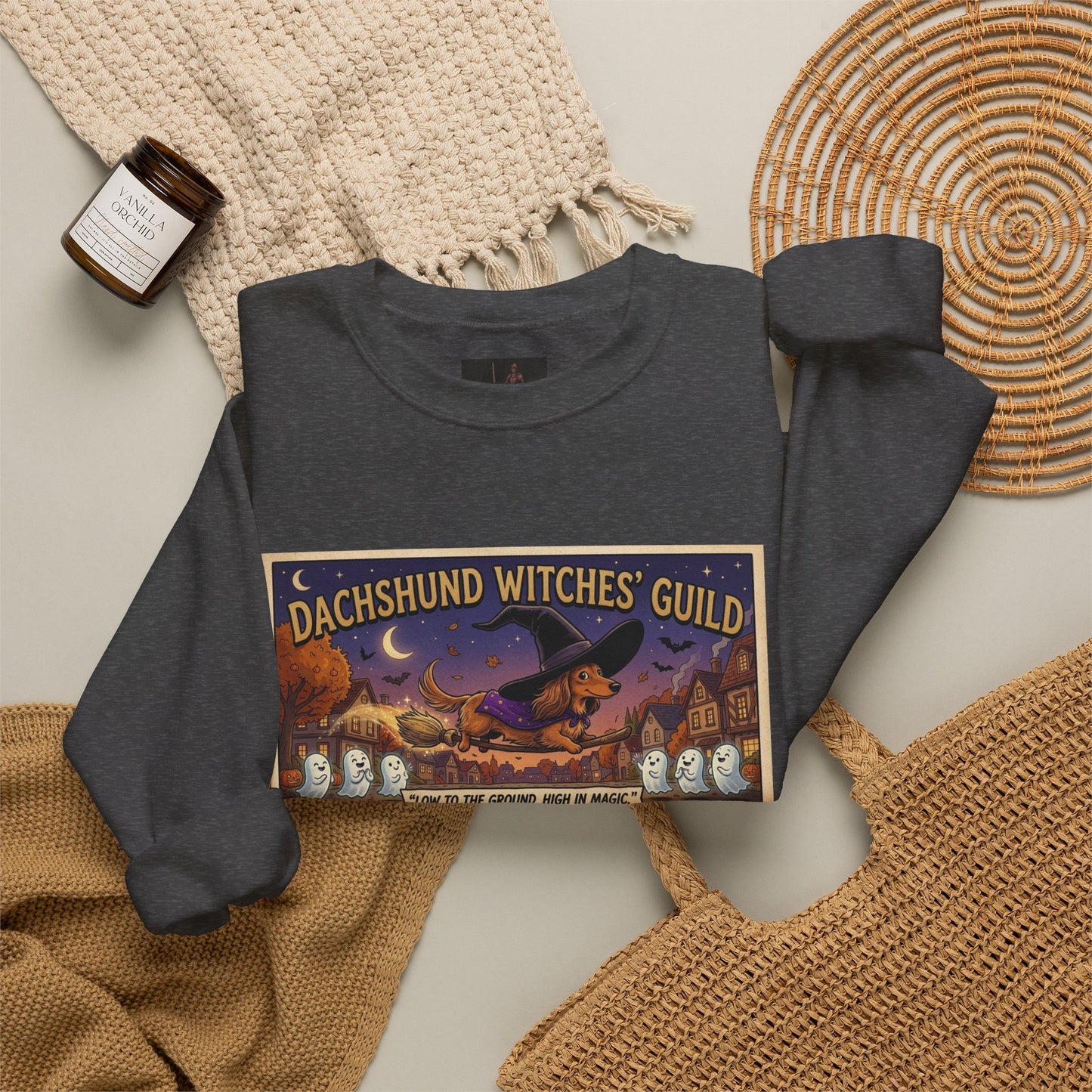 Friday Knights - Dachshund Witches’ Guild Crewneck Sweatshirt