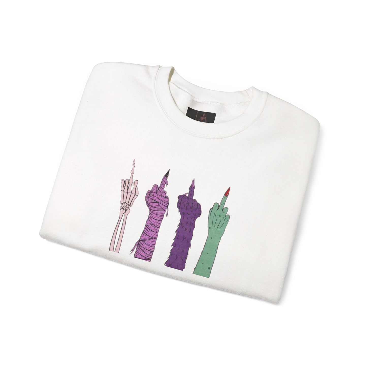 Friday Knights -Middle Finger Skeleton Hands Graphic