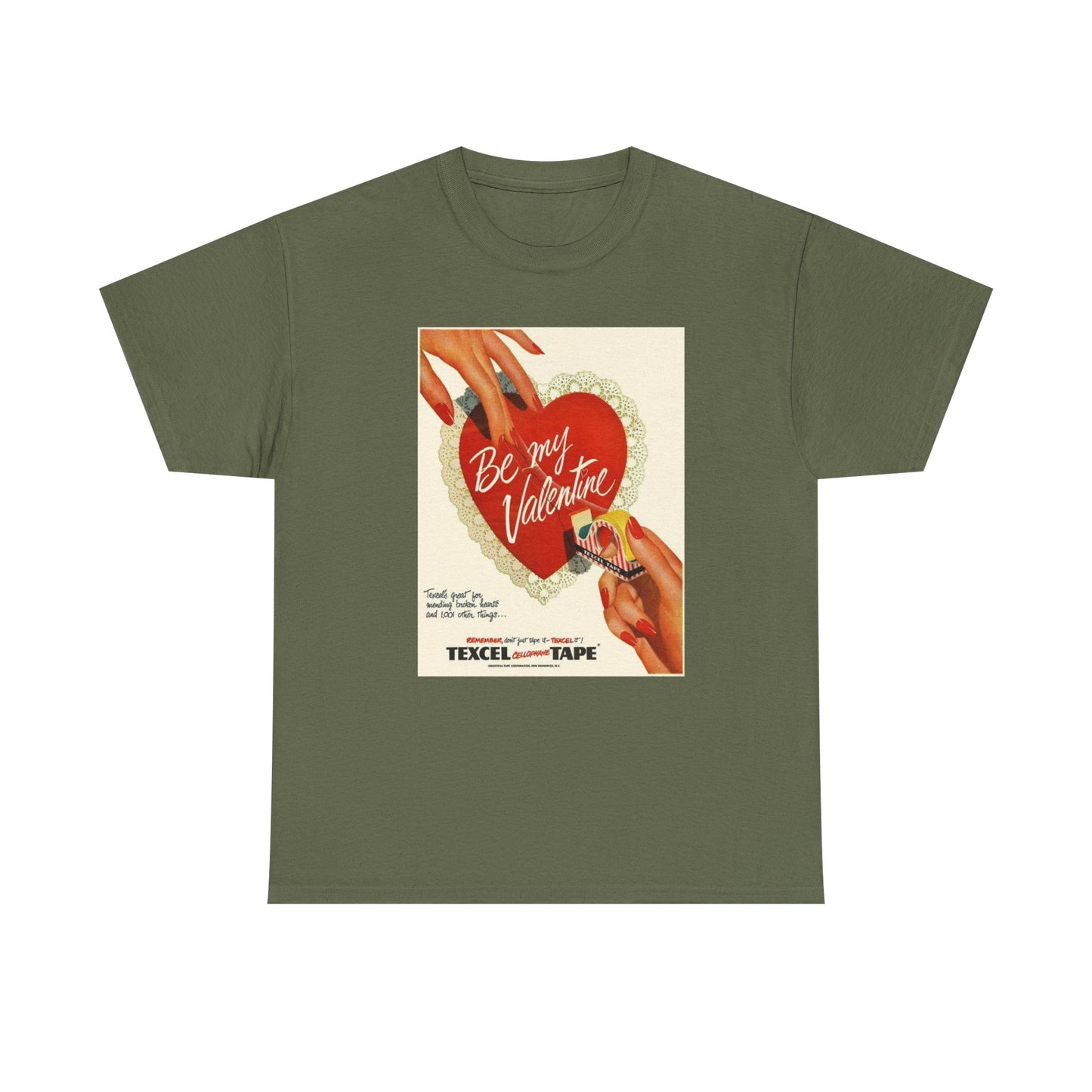 Friday Knights - tape vintage valentines day tee