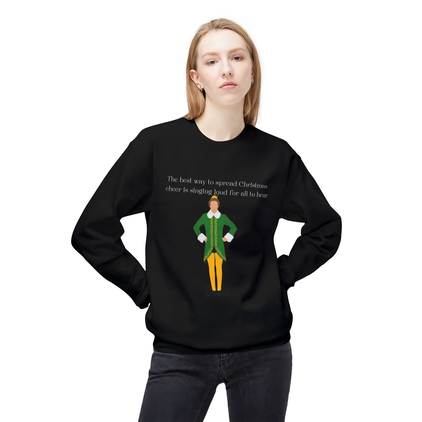 Friday Knights -  The best way to spread Christmas Cheer Softstyle Fleece Crewneck Sweatshirt
