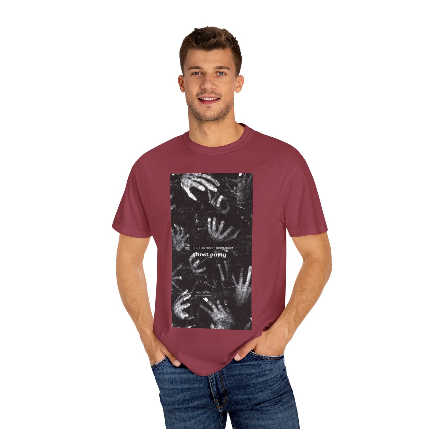 my mind has never been quiet hand tee
