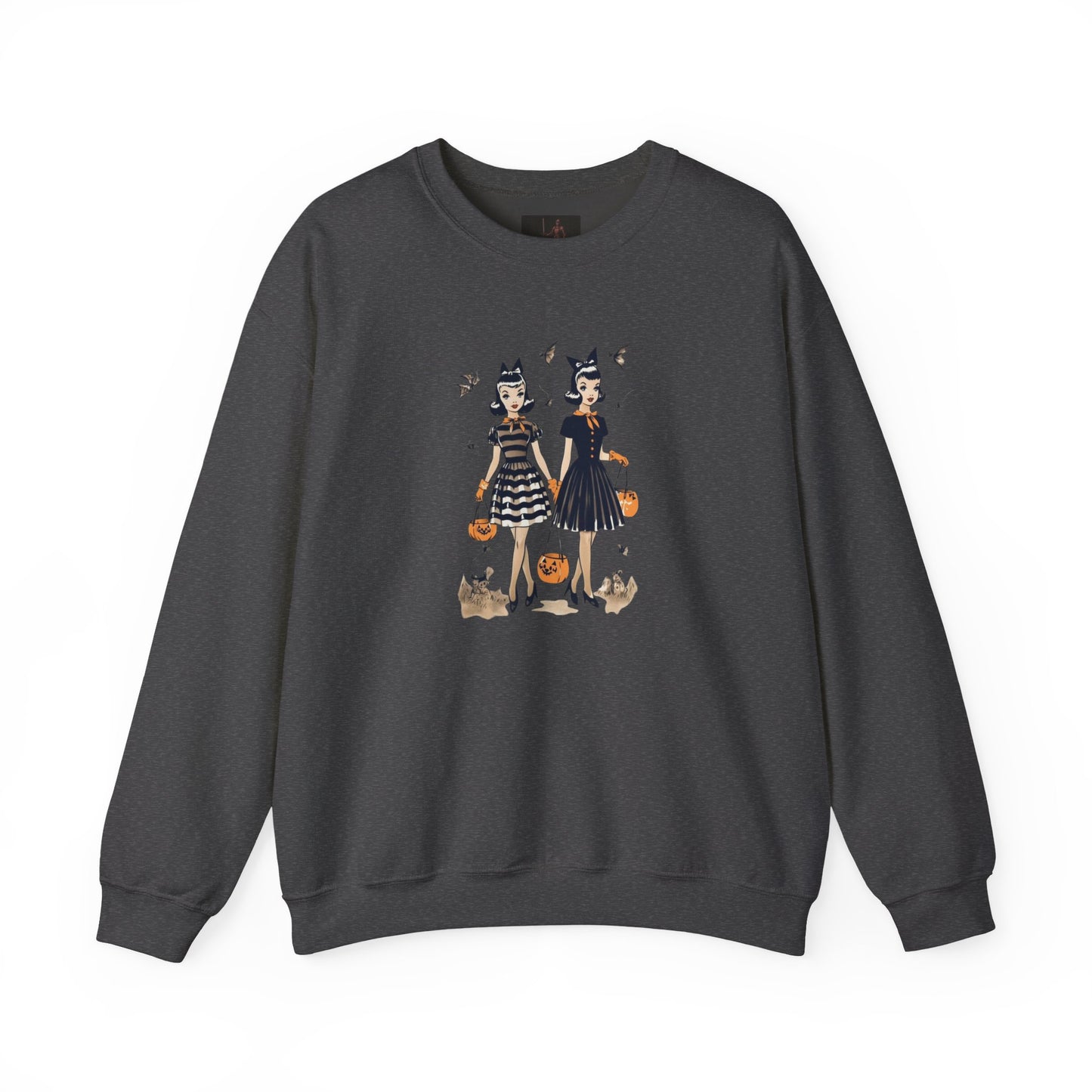 Friday Knights - Vintage Halloween Witch Sisters Sweatshirt