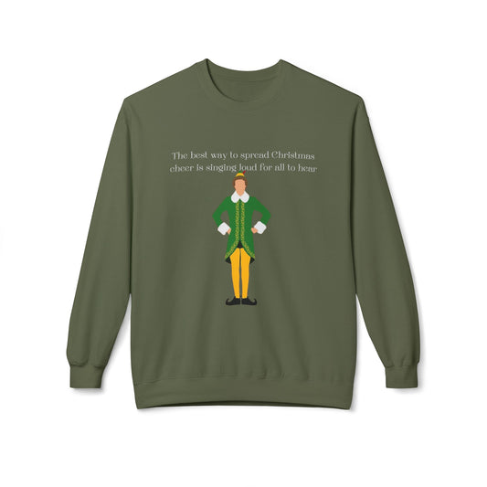Friday Knights -  The best way to spread Christmas Cheer Softstyle Fleece Crewneck Sweatshirt
