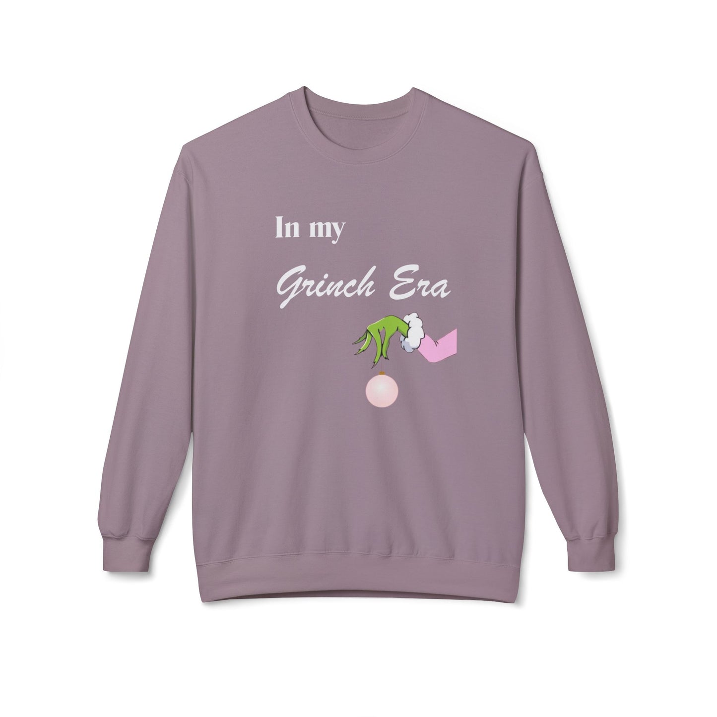Friday Knights -  in my Grinch Era Crewneck fleece Sweatshirt