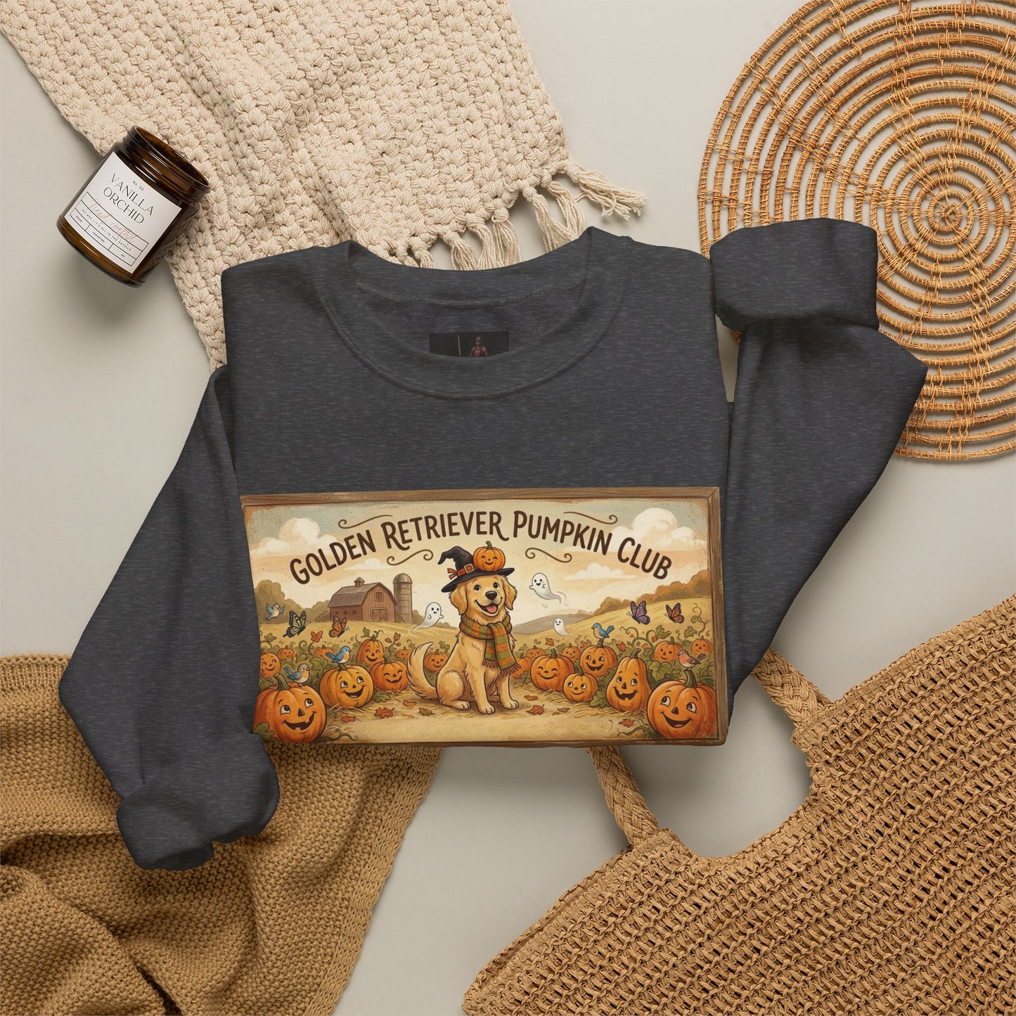 Friday Knights - Golden Retriever Pumpkin Club Sweatshirt