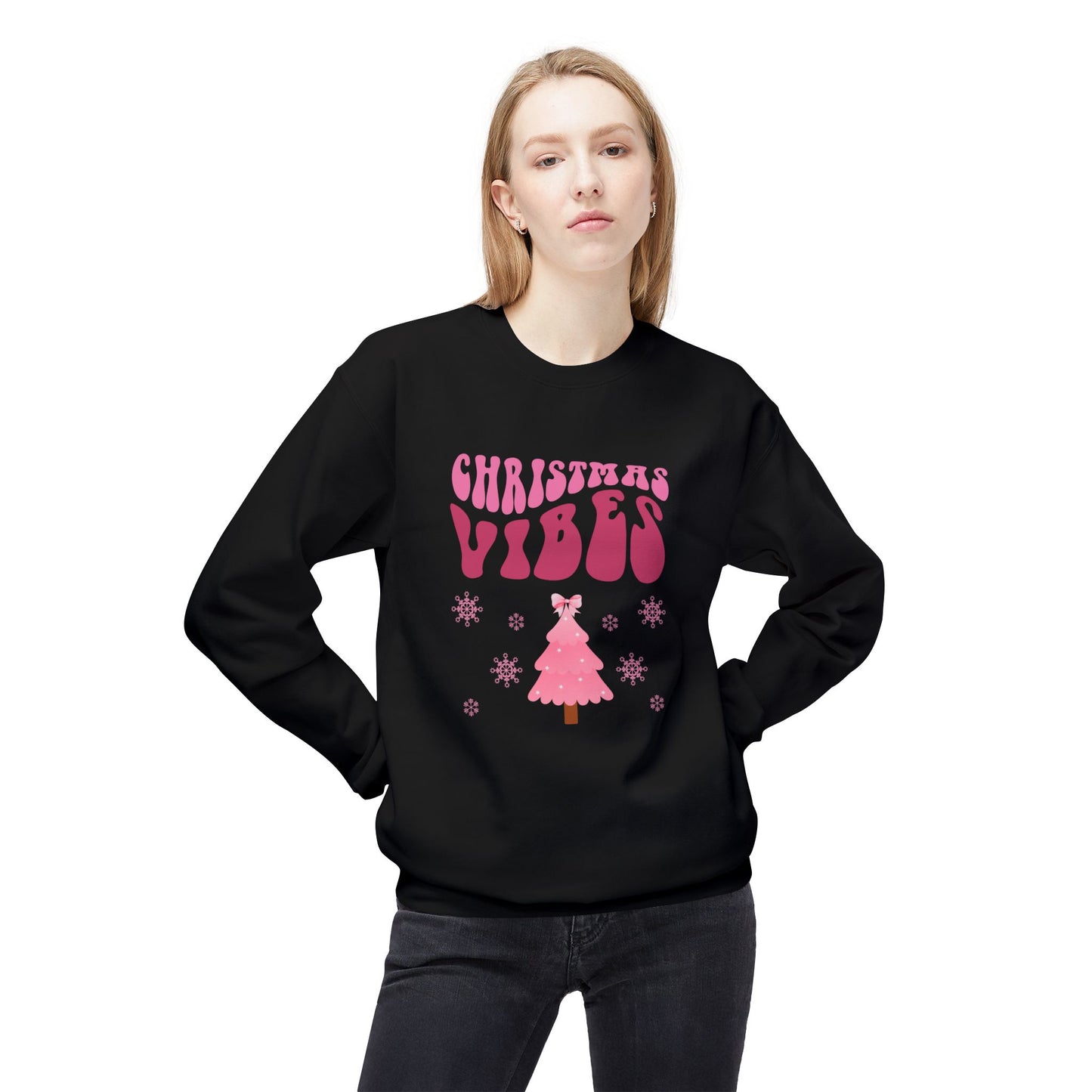 Friday Knights - Christmas Vibes fleece Sweatshirt