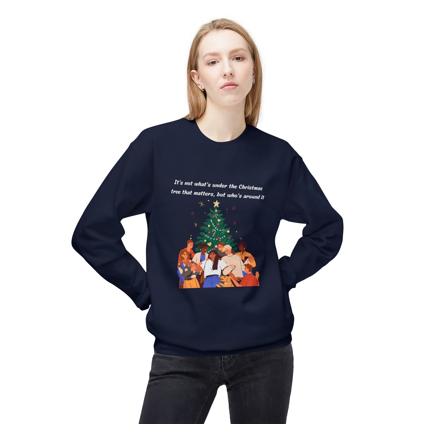 Friday Knights - Holiday Family Christmas Tree Sweatshirt