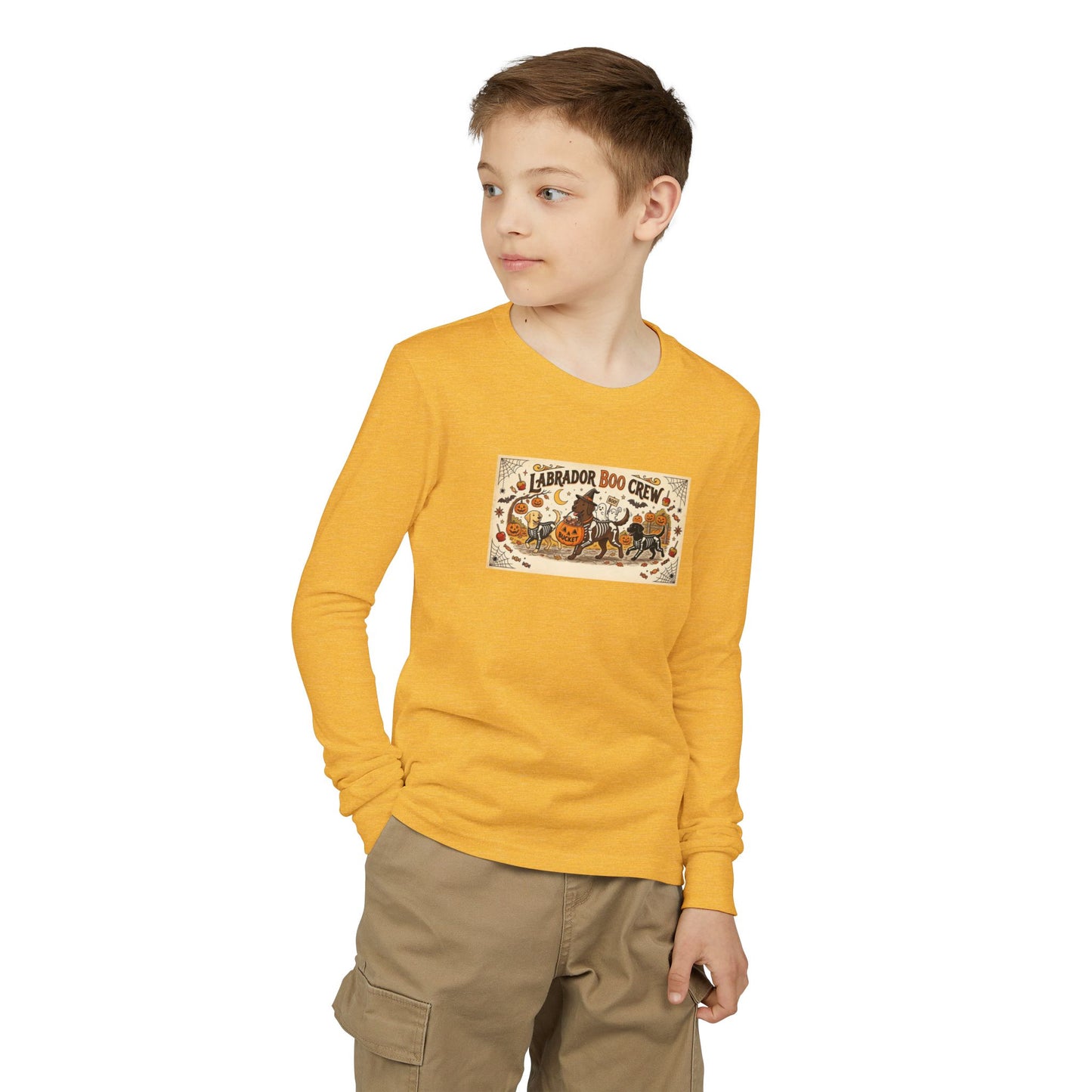 Friday Knights KIDS-  "Labrador Boo Crew" Halloween Dog Graphic