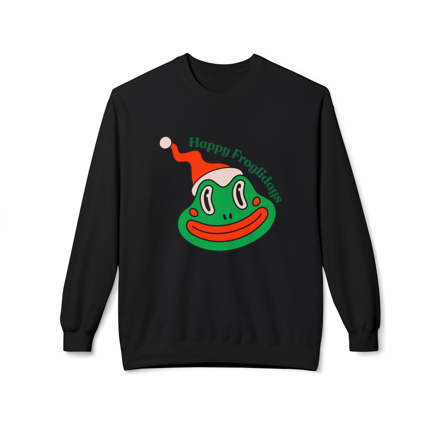 Friday Knights - Happy Froglidays Holiday fleece Sweater