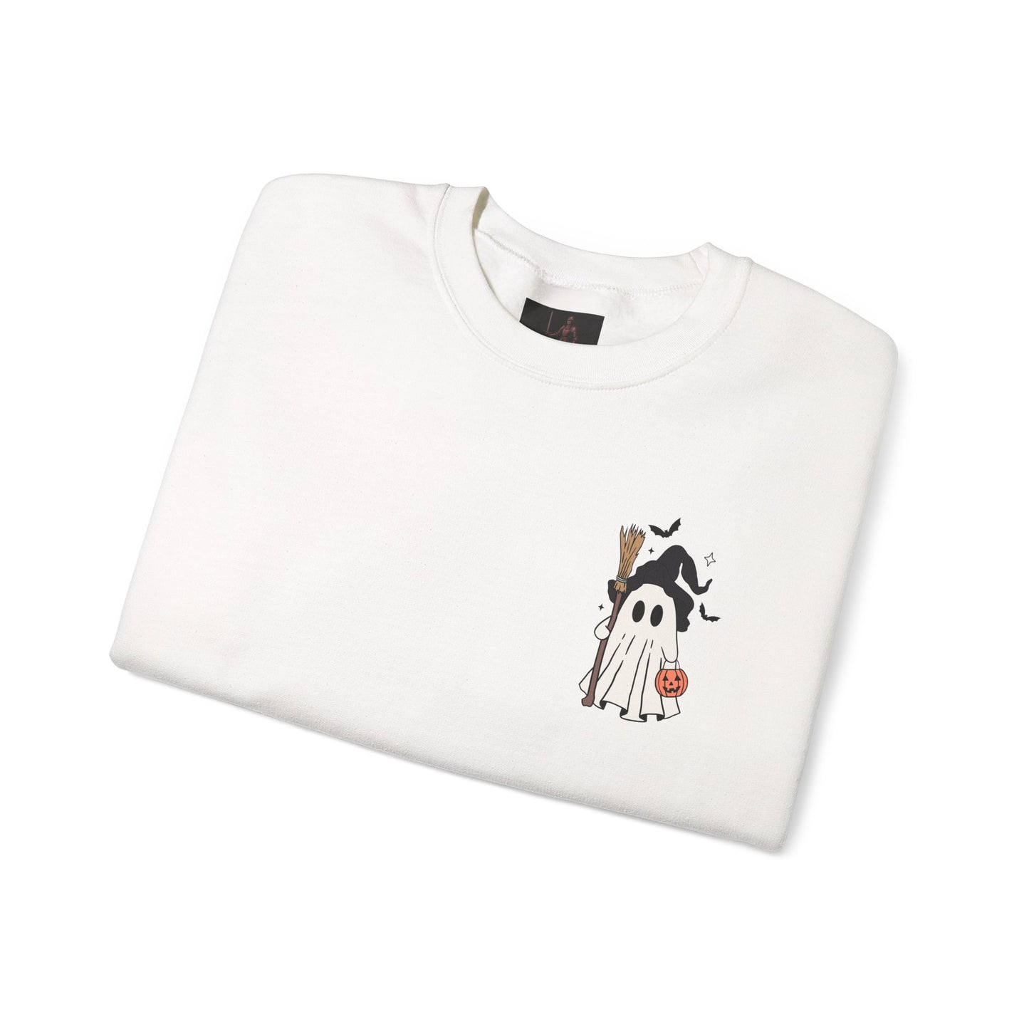 Friday Knights - Ghost in a Witch Hat Crewneck Sweatshirt