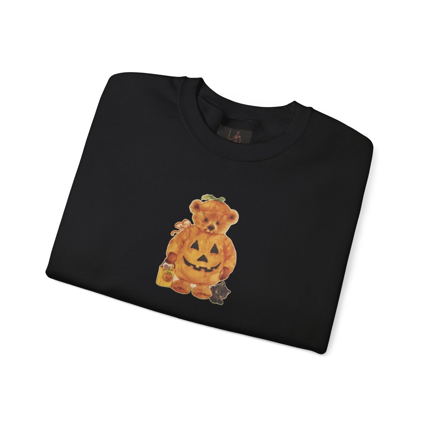 Friday Knights - Vintage Halloween Teddy Pumpkin Sweatshirt