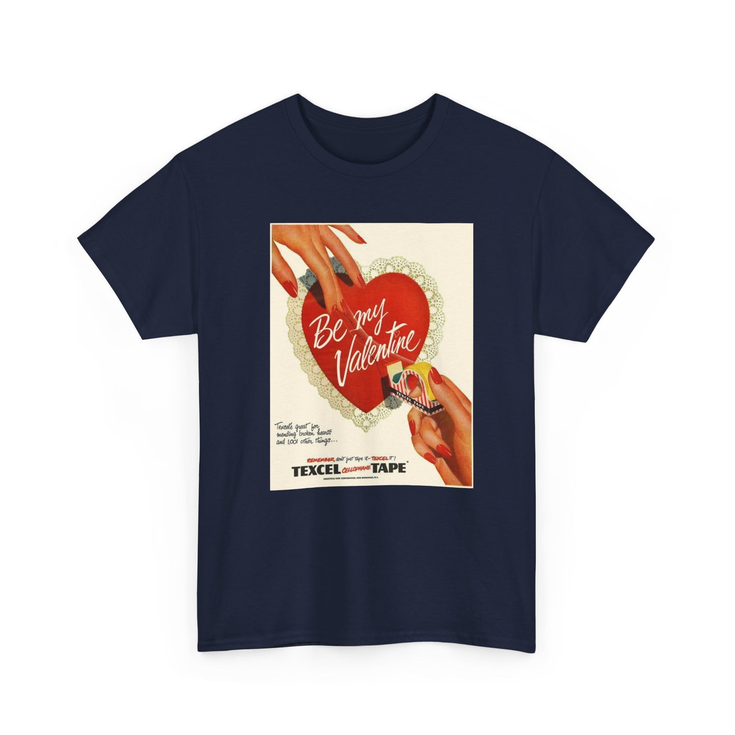 Friday Knights - tape vintage valentines day tee