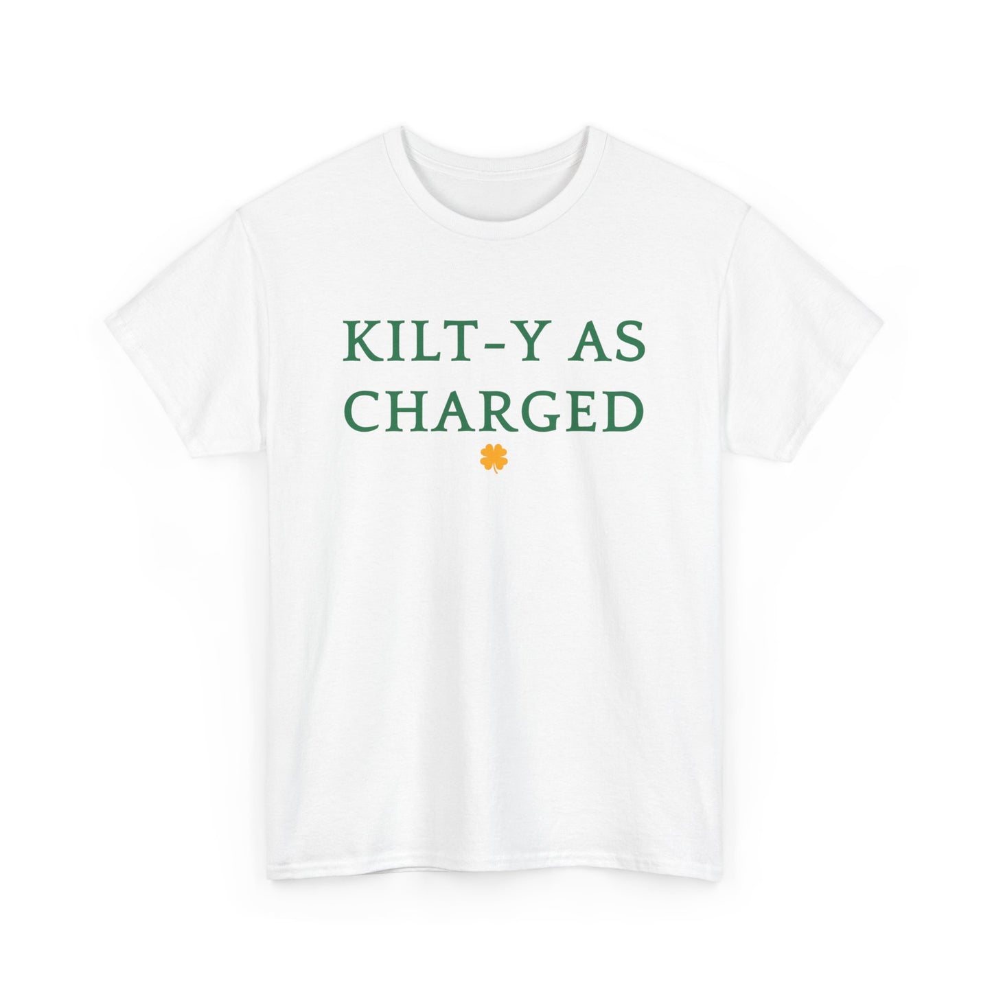 Kilt-y As Charged tee (white)