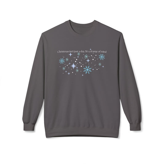 Friday Knights -  Christmas isn't just a date. It's a frame of mind fleece sweater