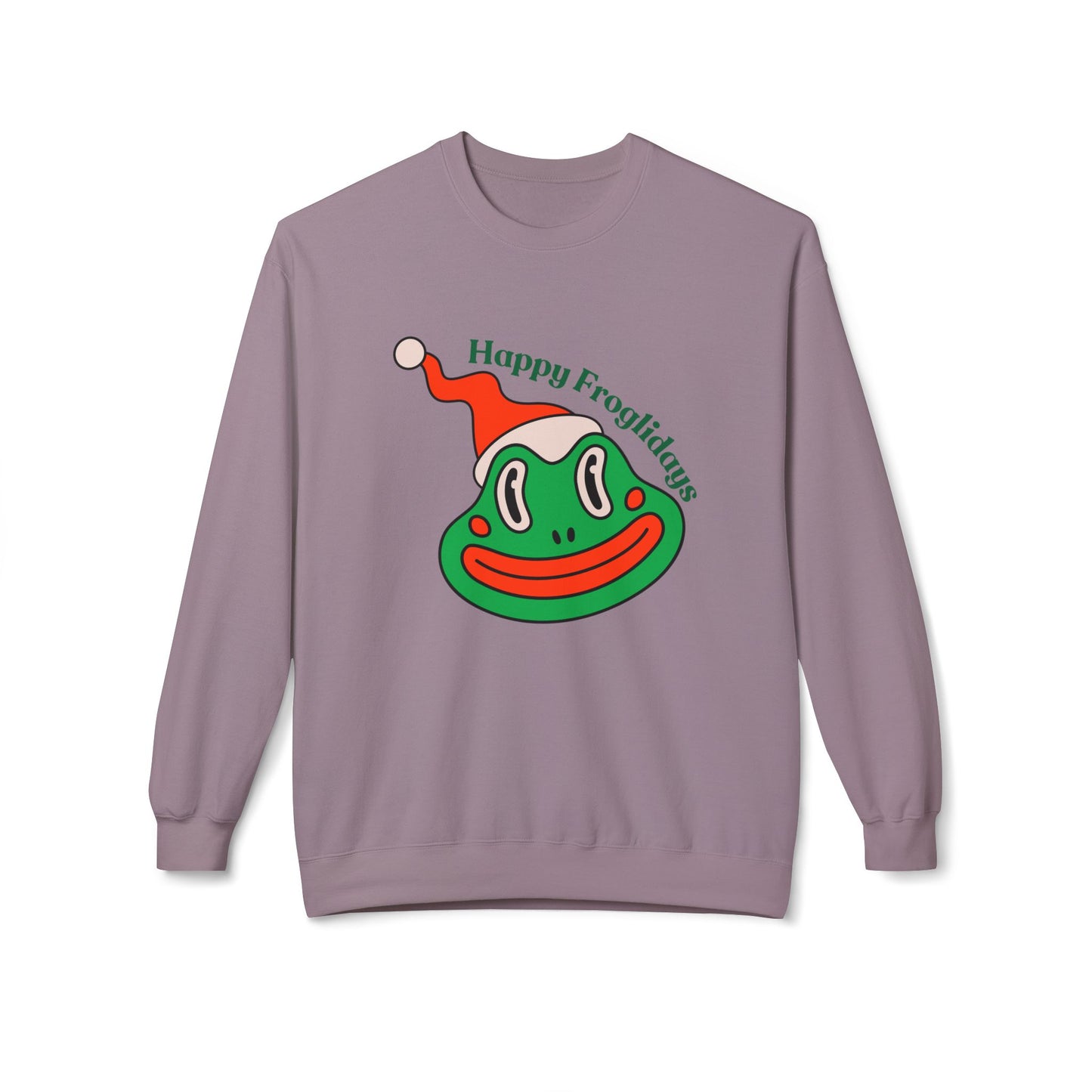 Friday Knights - Happy Froglidays Holiday fleece Sweater