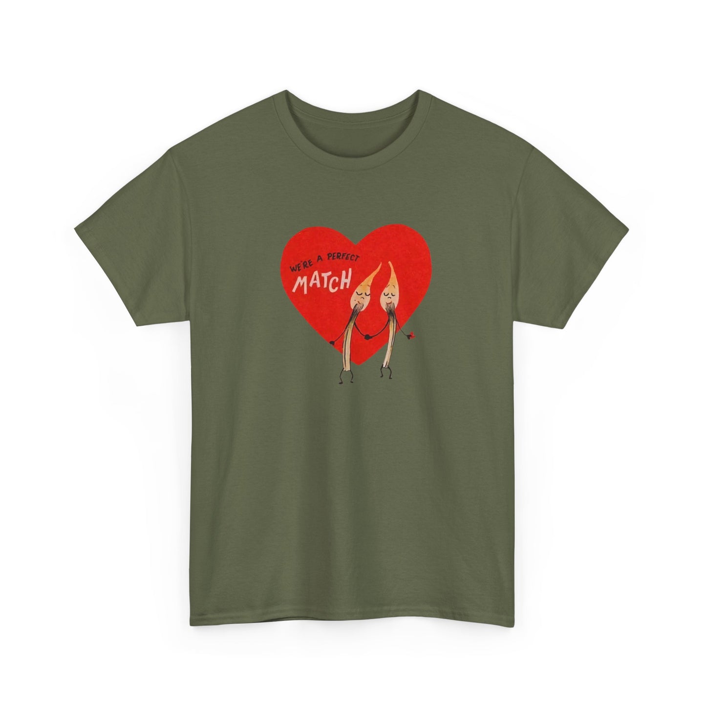 Friday Knights - vintage Valentine's perfect Match Tee