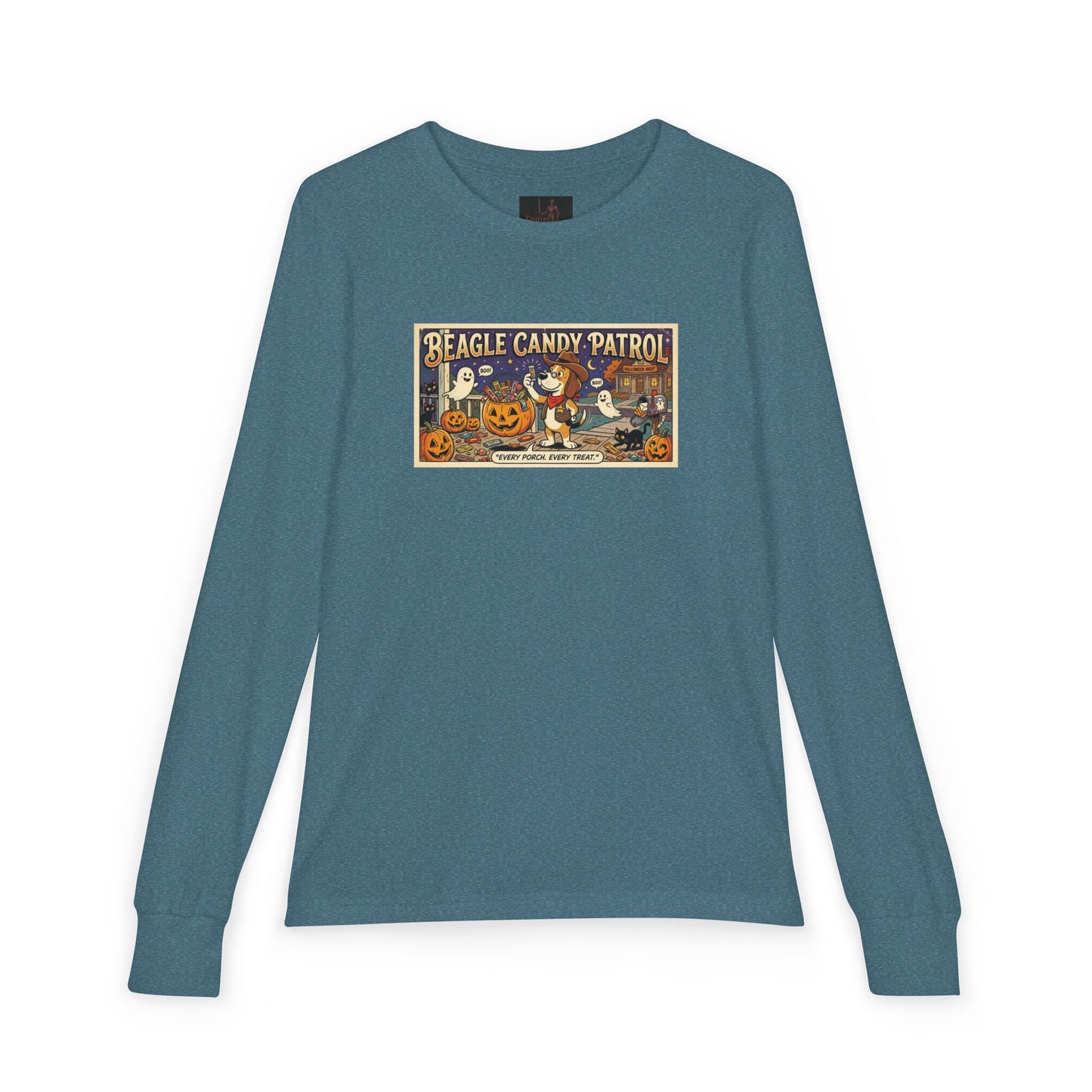 Friday Knights KIDS- Vintage 'Beagle Candy Patrol' Halloween Graphic