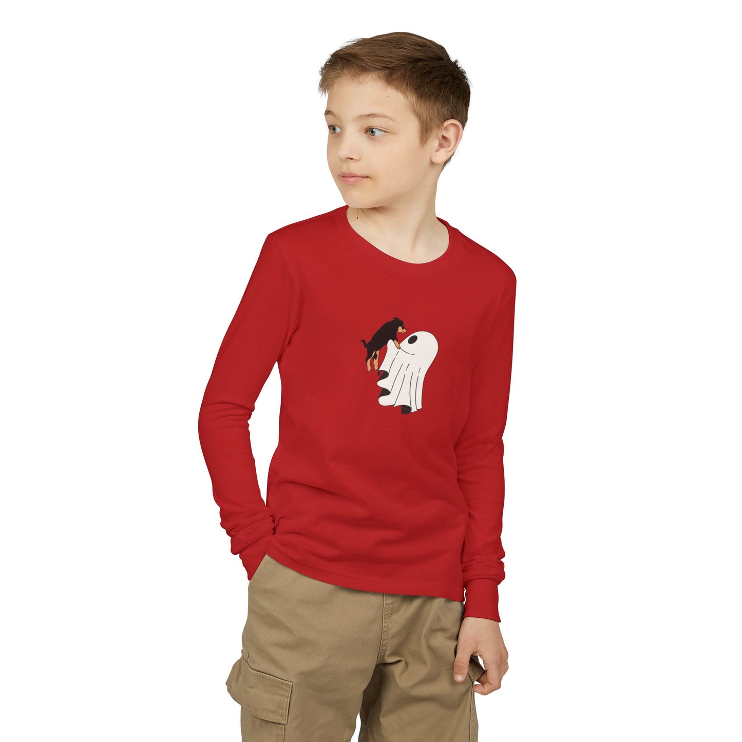Friday Knights KIDS- Ghost with Rottie graphic