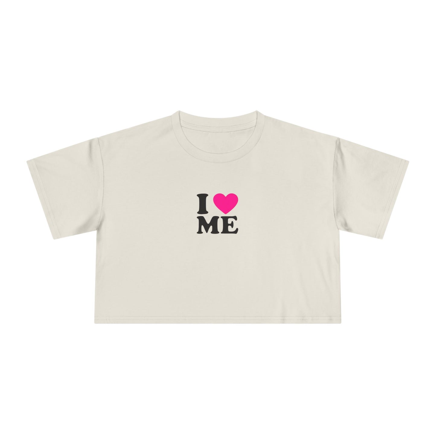 Friday Knights - I Love Me Women's Crop Tee