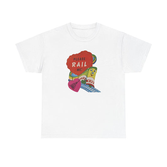 Friday Knights - Please Rail Me Cartoon Graphic Tee