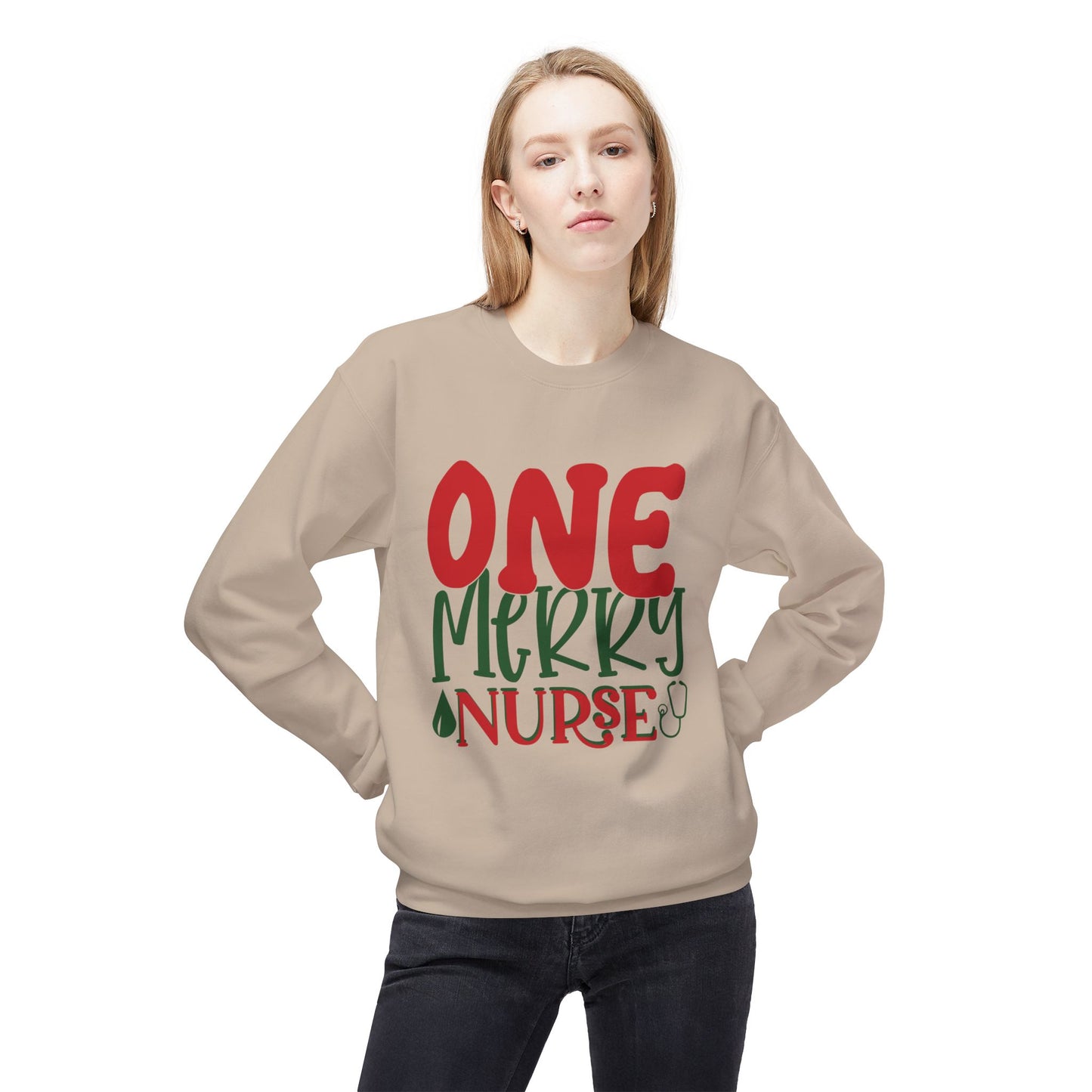 Friday Knights - One Merry Nurse FLEECE Sweatshirt