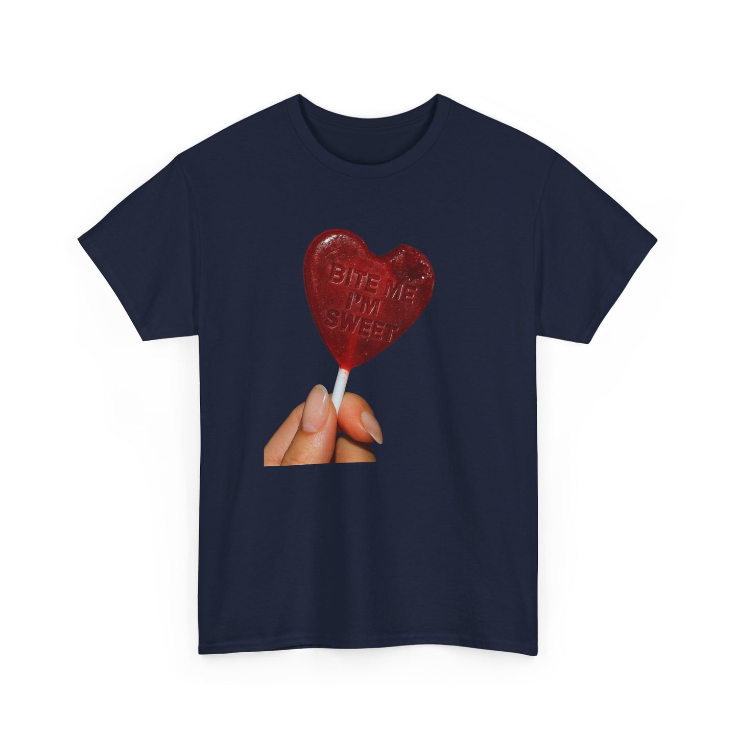 Friday Knights - 'Bite Me' Candy Heart T-Shirt