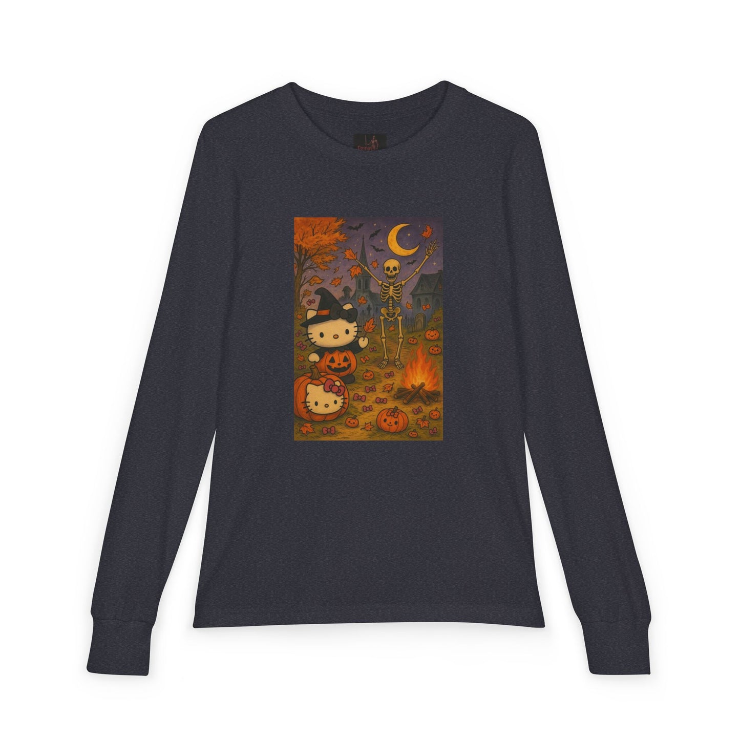Friday Knights KIDS- Spooky Kitty, Pumpkin & Skeleton Design