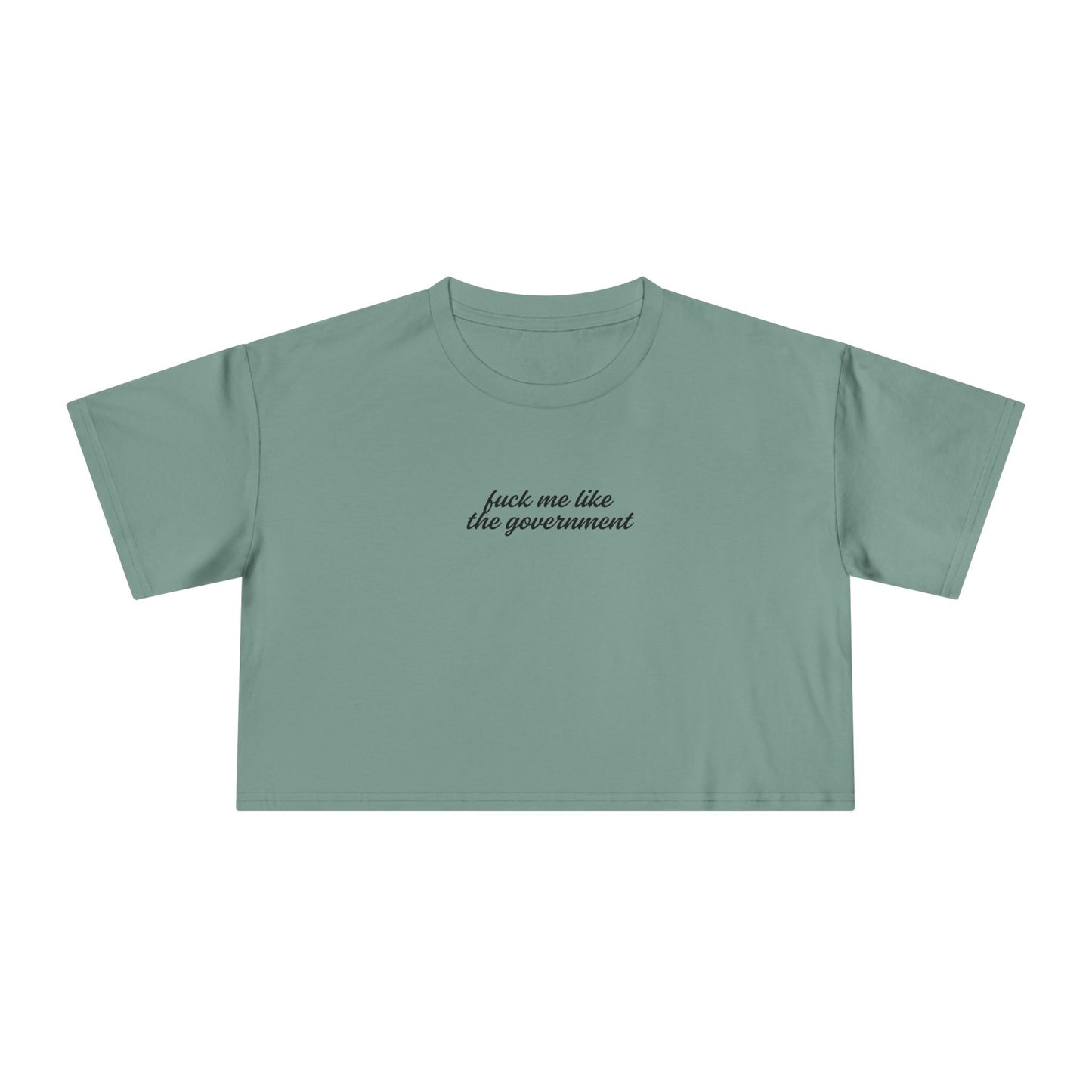 Friday Knights - do me like the government crop top