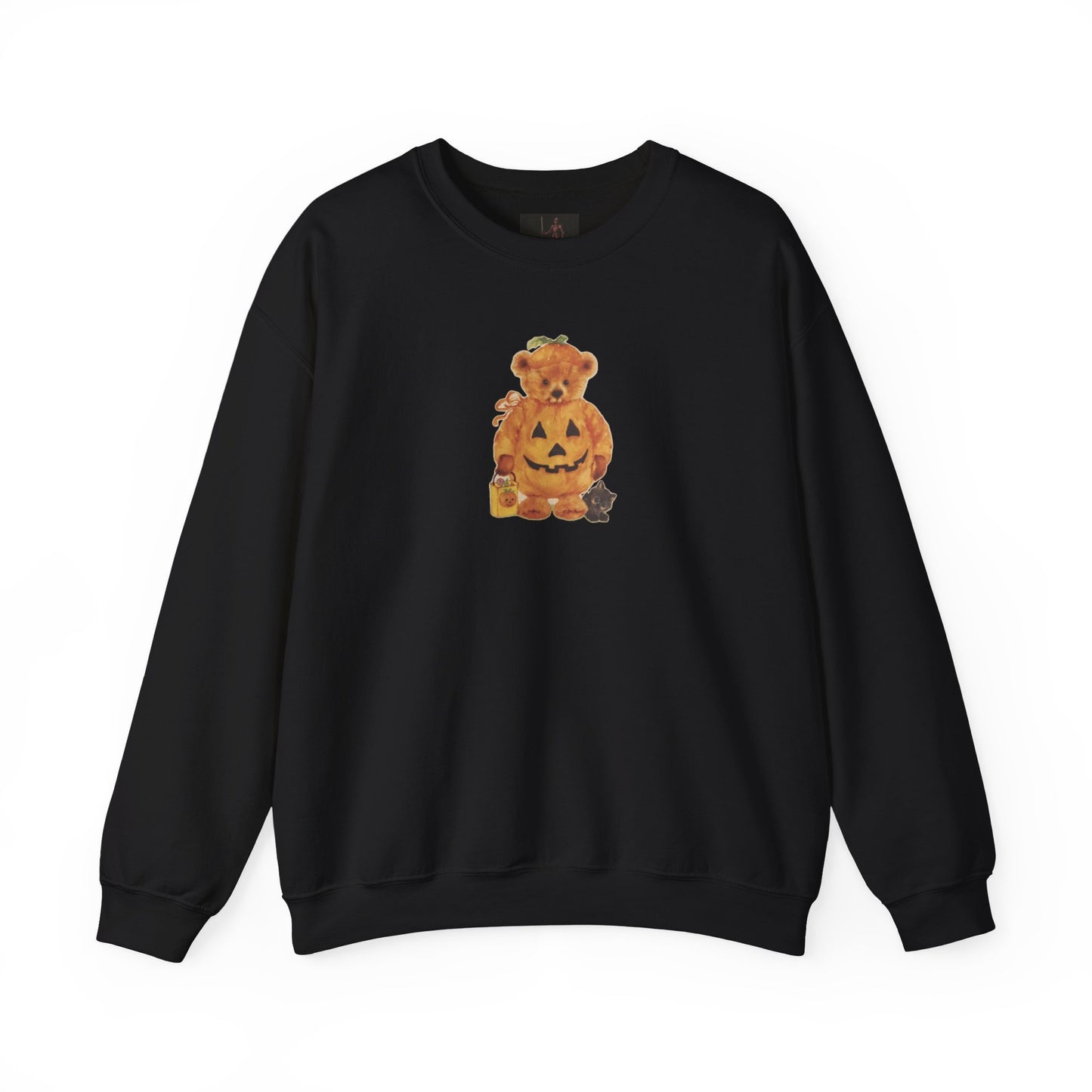 Friday Knights - Vintage Halloween Teddy Pumpkin Sweatshirt
