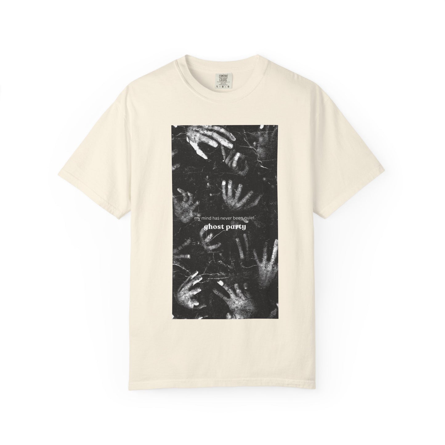 my mind has never been quiet hand tee